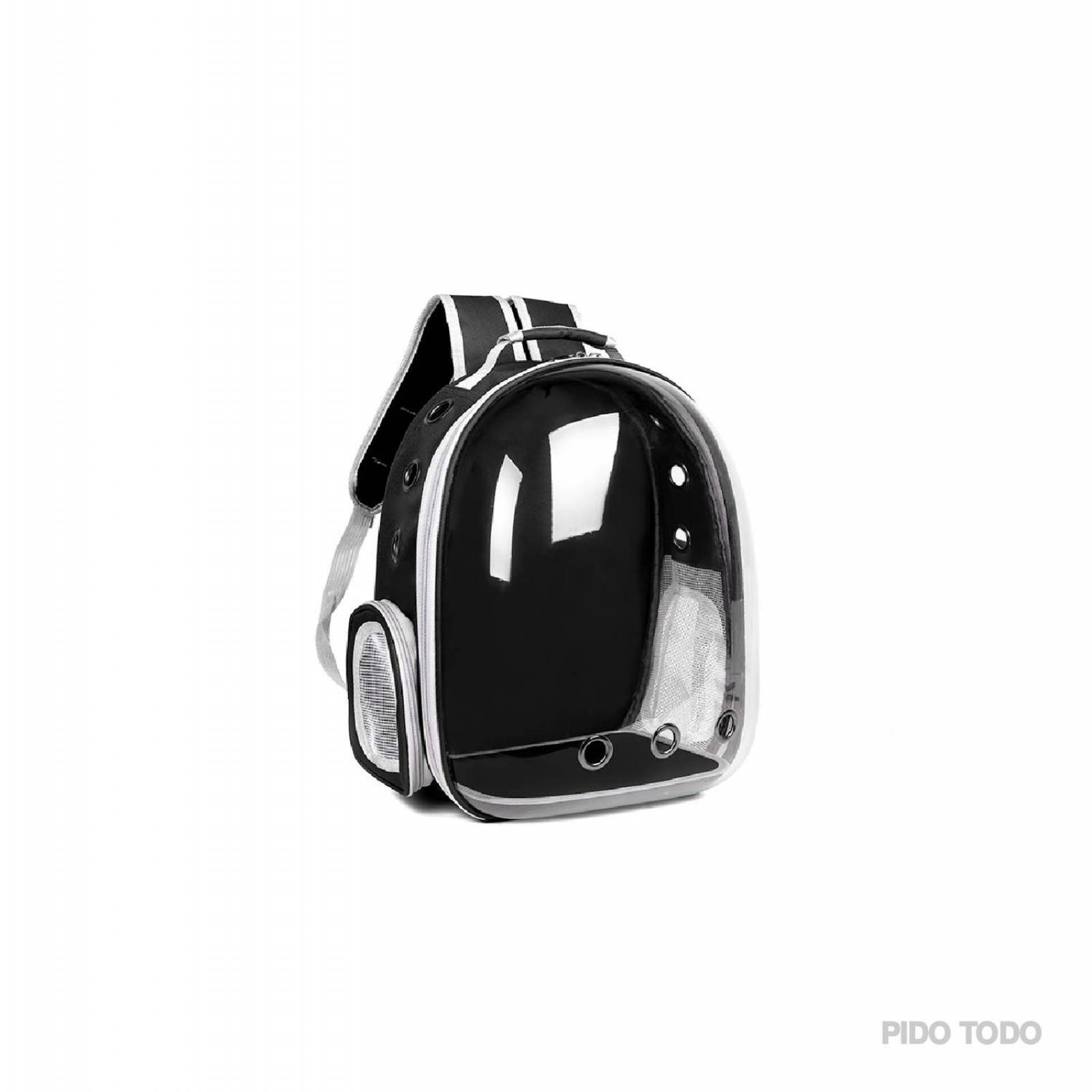 mochila transportadora para gatos 31 cm x 29 cm x 24 cm Negro