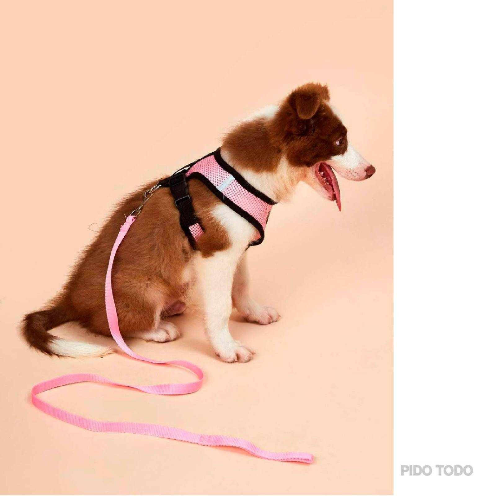 pechera con correa talla S 26cm Rosa