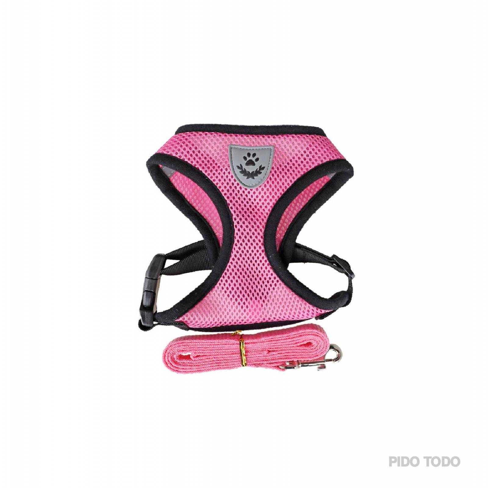 pechera con correa talla S 26cm Rosa