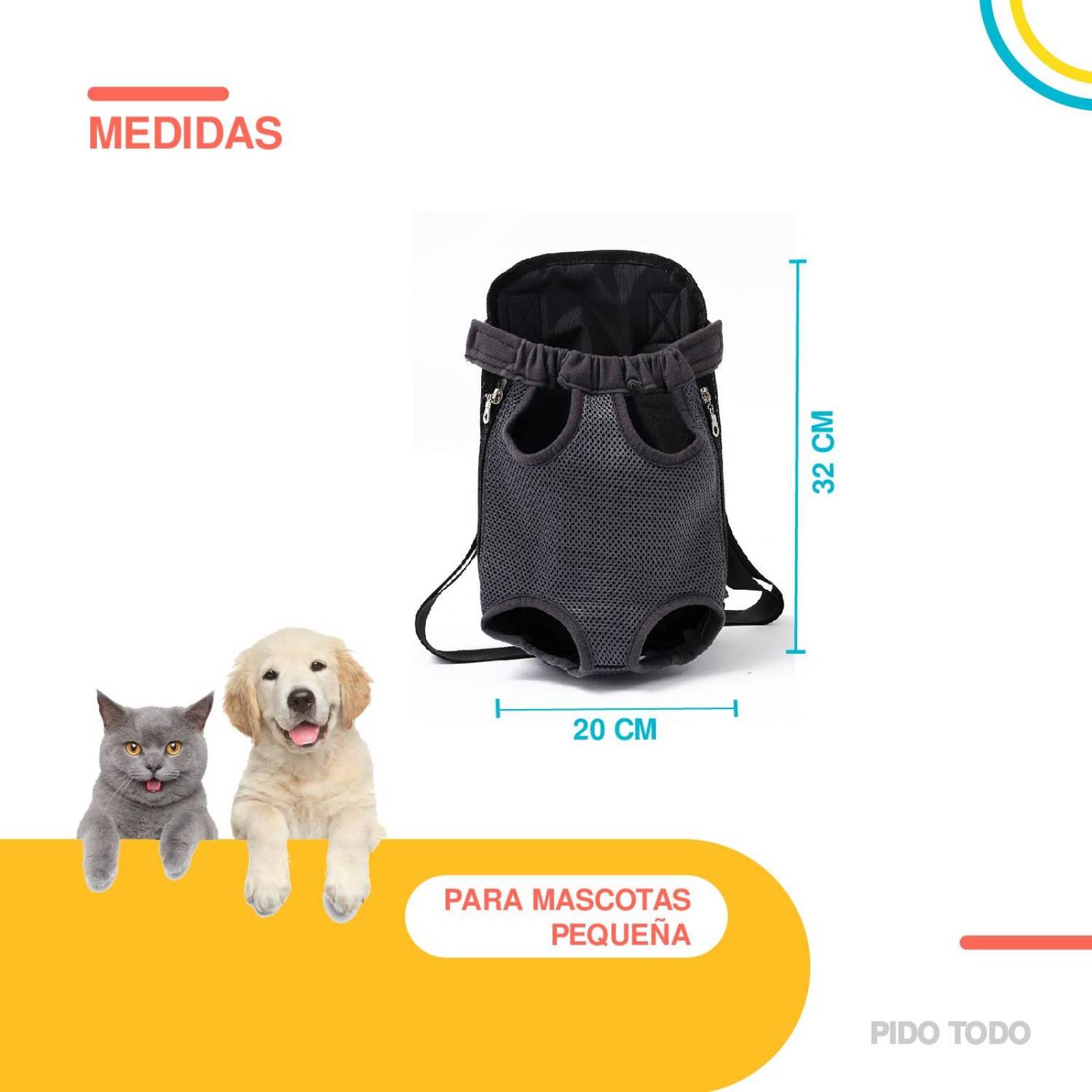 Accesorios para perros y gatos Bolsa organizadora de viaje para perros,  gatos y mascotas pequeños, medianos y grandes -  México