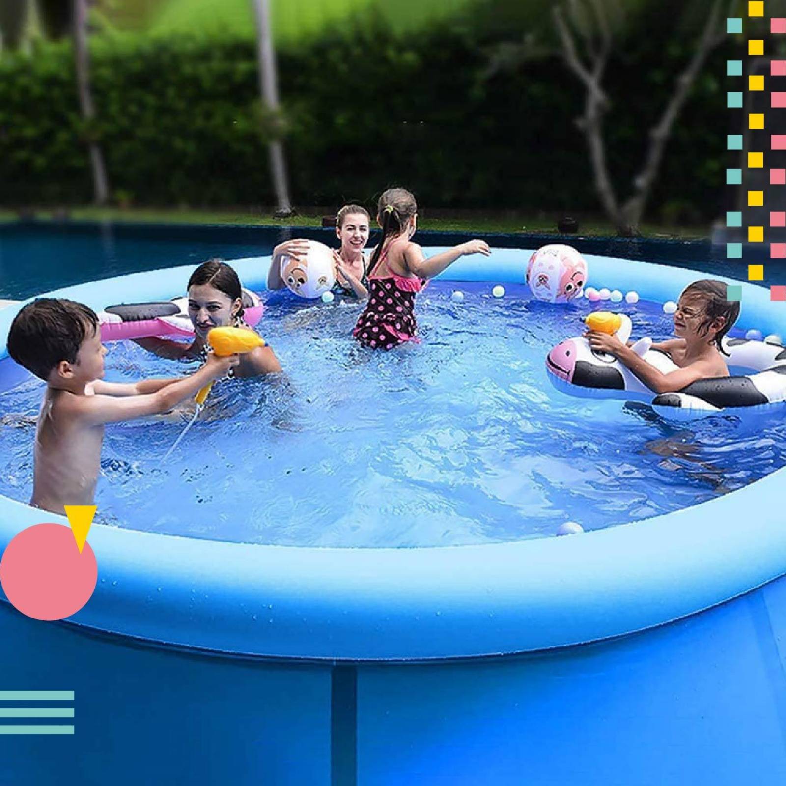 Alberca Psicina Circular 2.4 mts