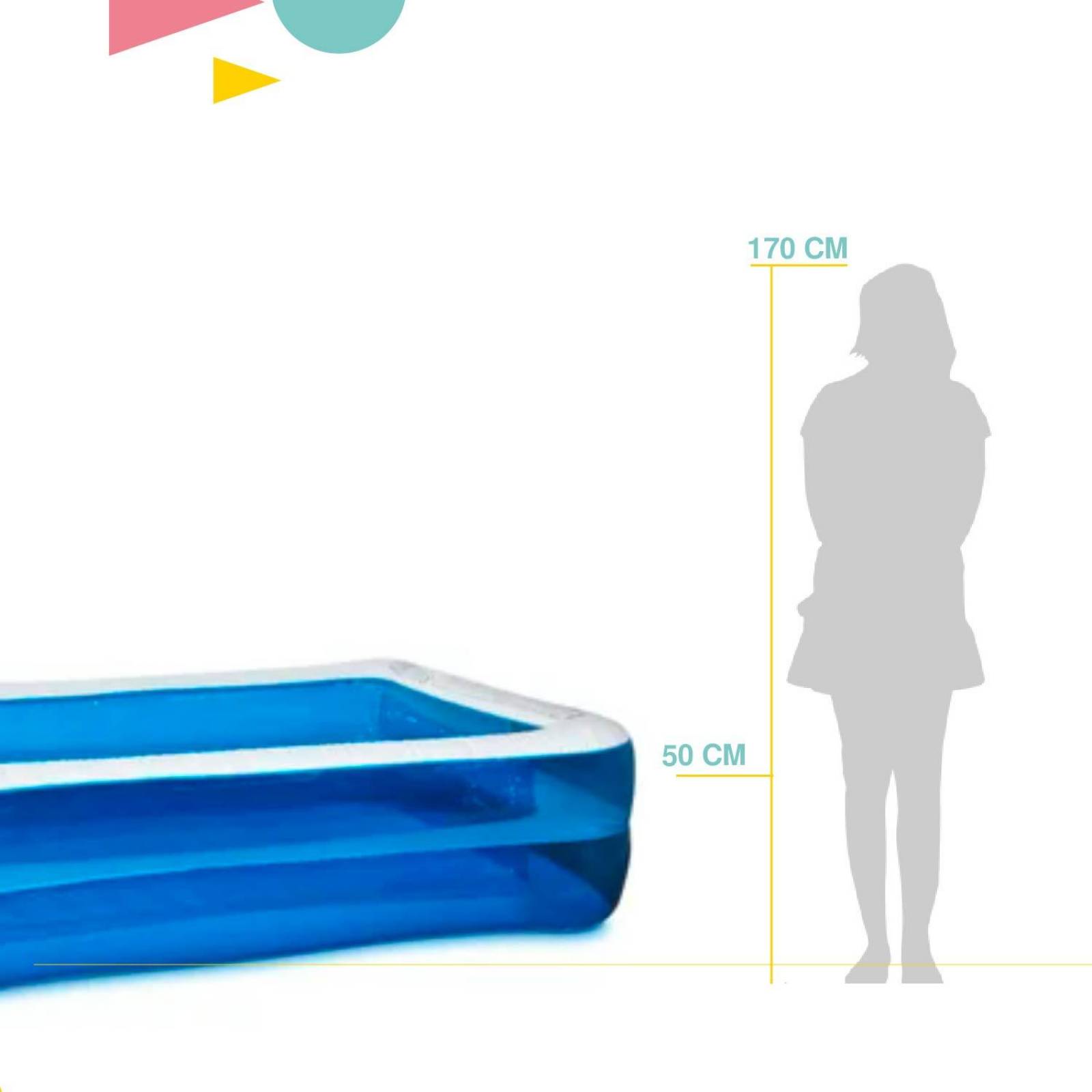 Alberca Piscina Familiar Inflable 2.00 mts 