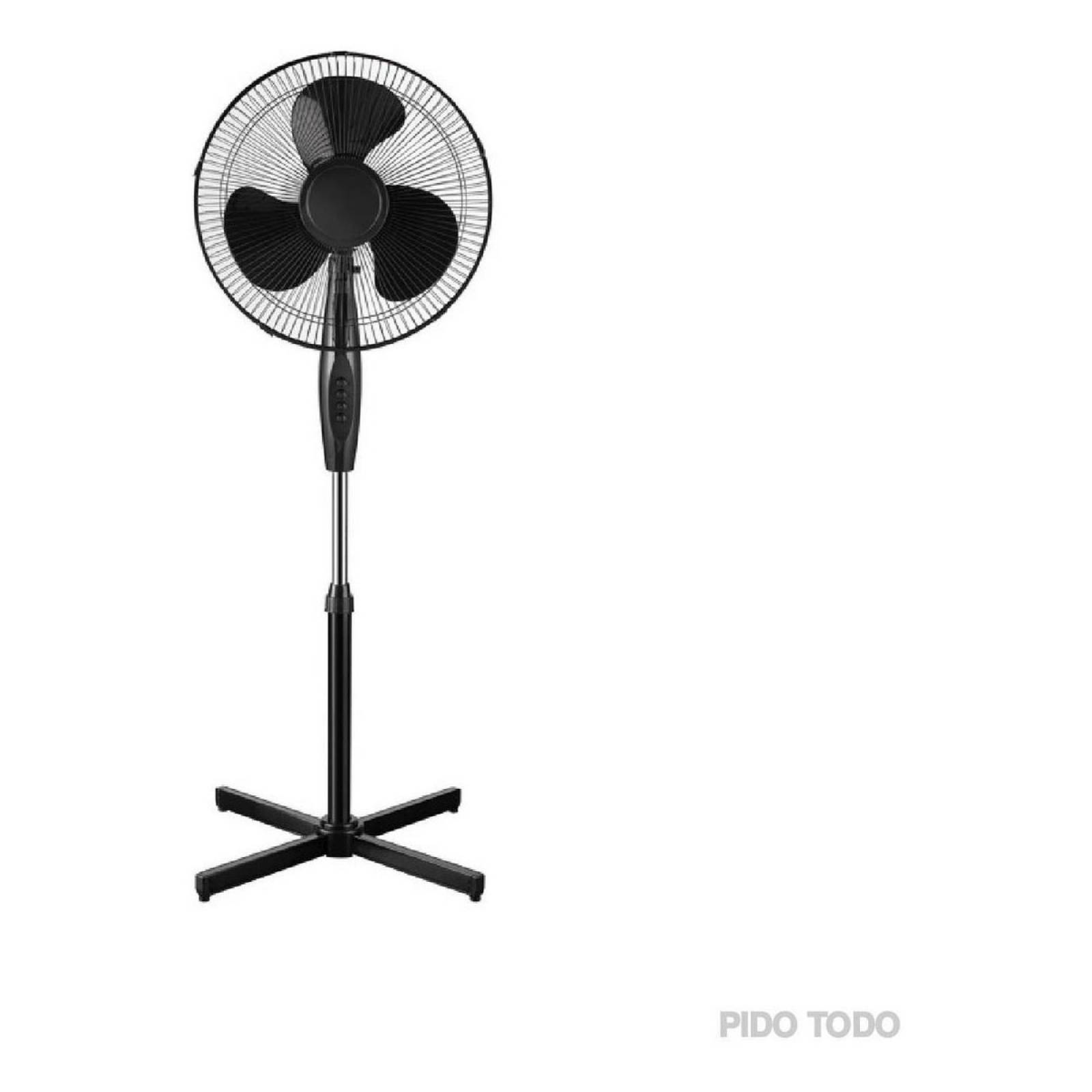 Ventilador Pedestal Abanico Pie 3 Aspas Plastico 16 Pulgadas