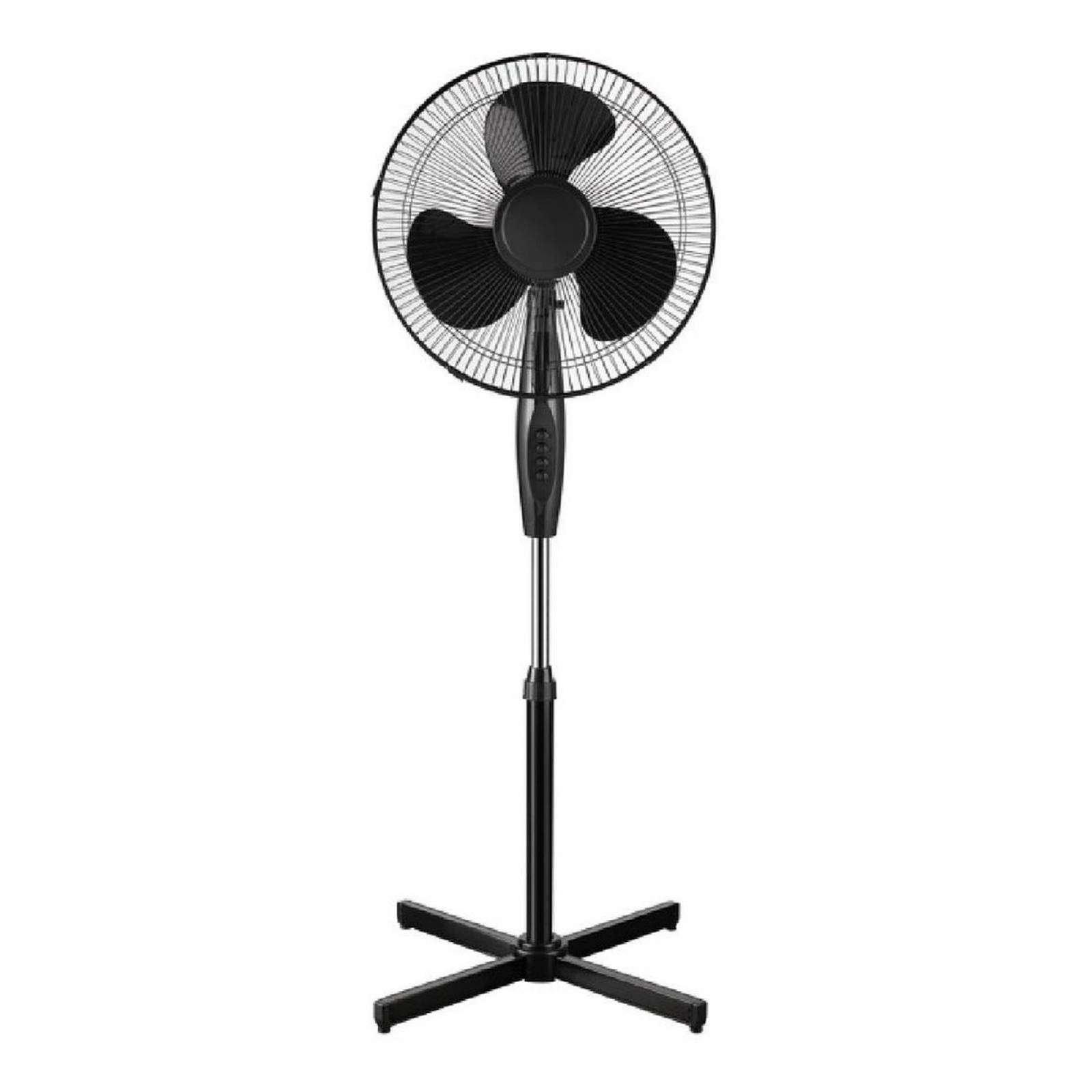 Ventilador Pedestal Abanico Pie 3 Aspas Plastico 16 Pulgadas