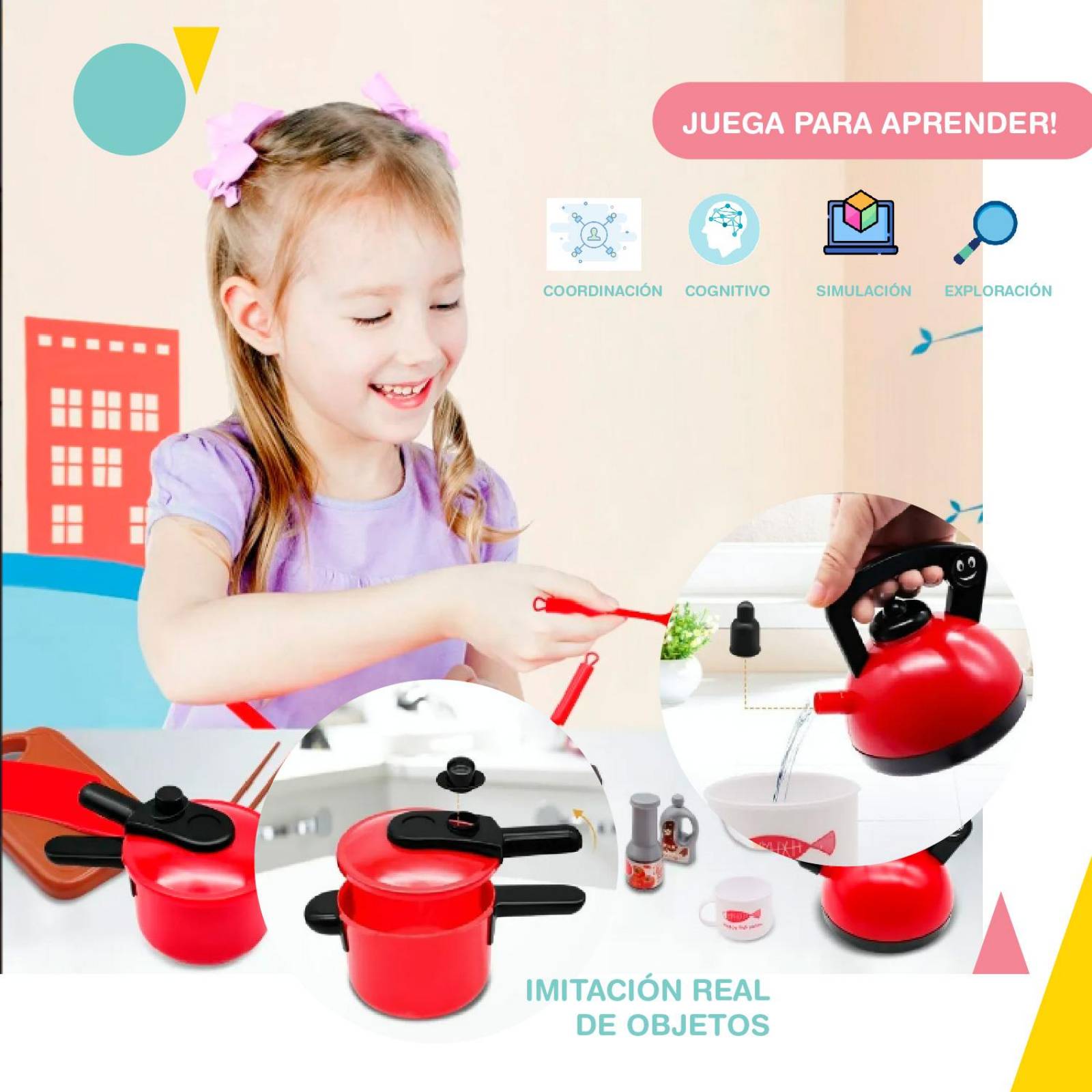 Bajilla Grande De cocina de Juguete