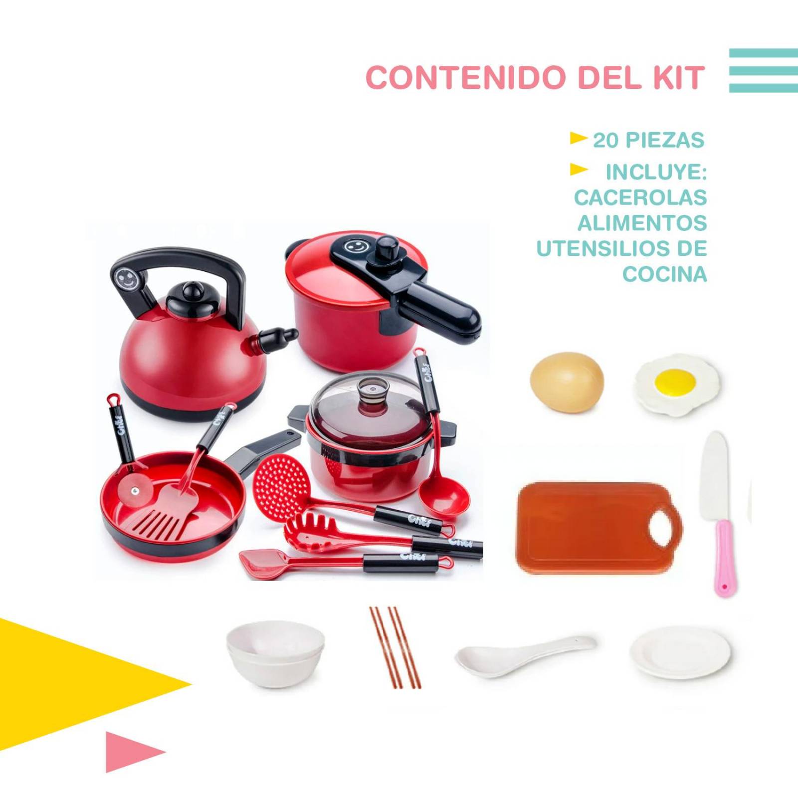 Cacerolas juguete shop