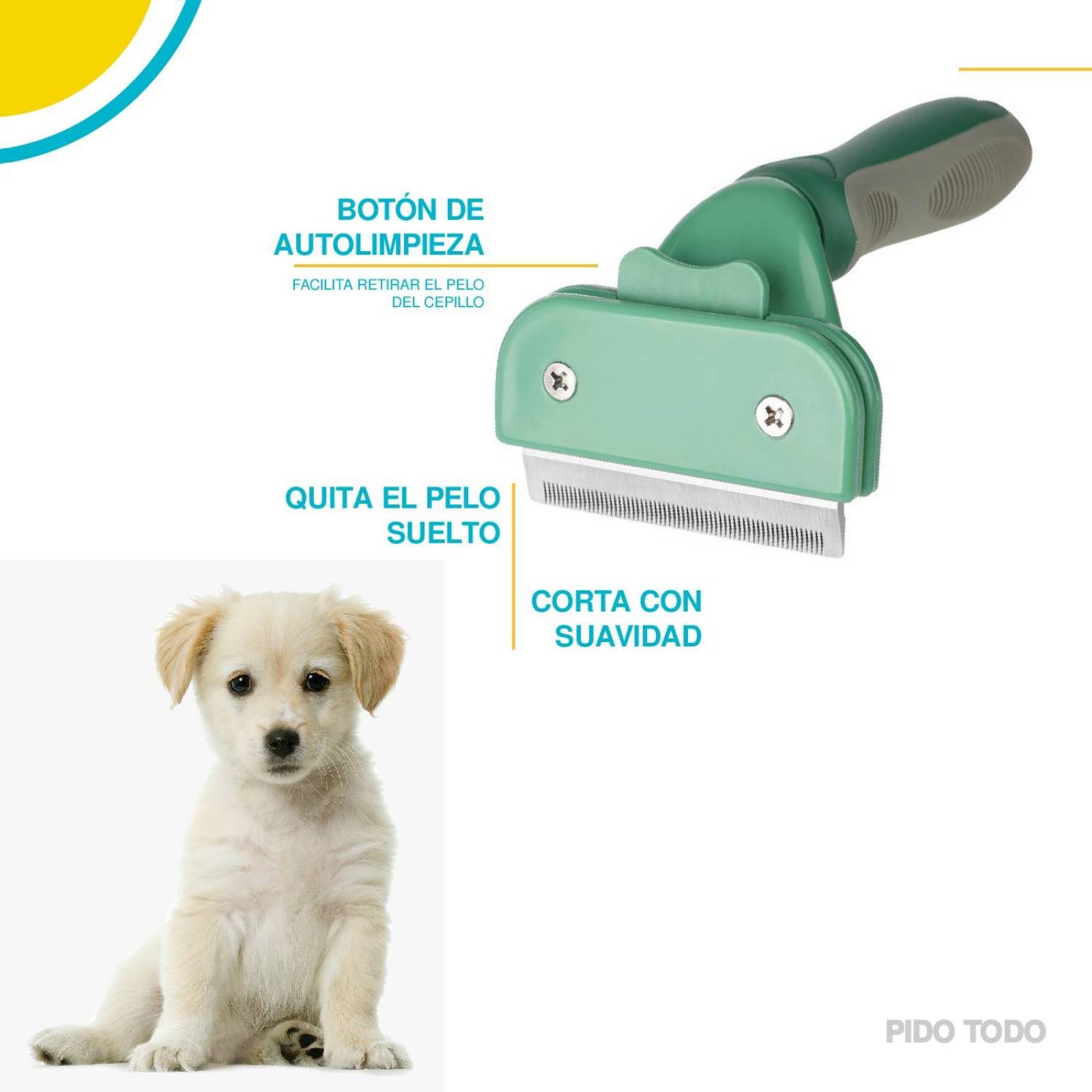 cepillo deslanador para mascota 
