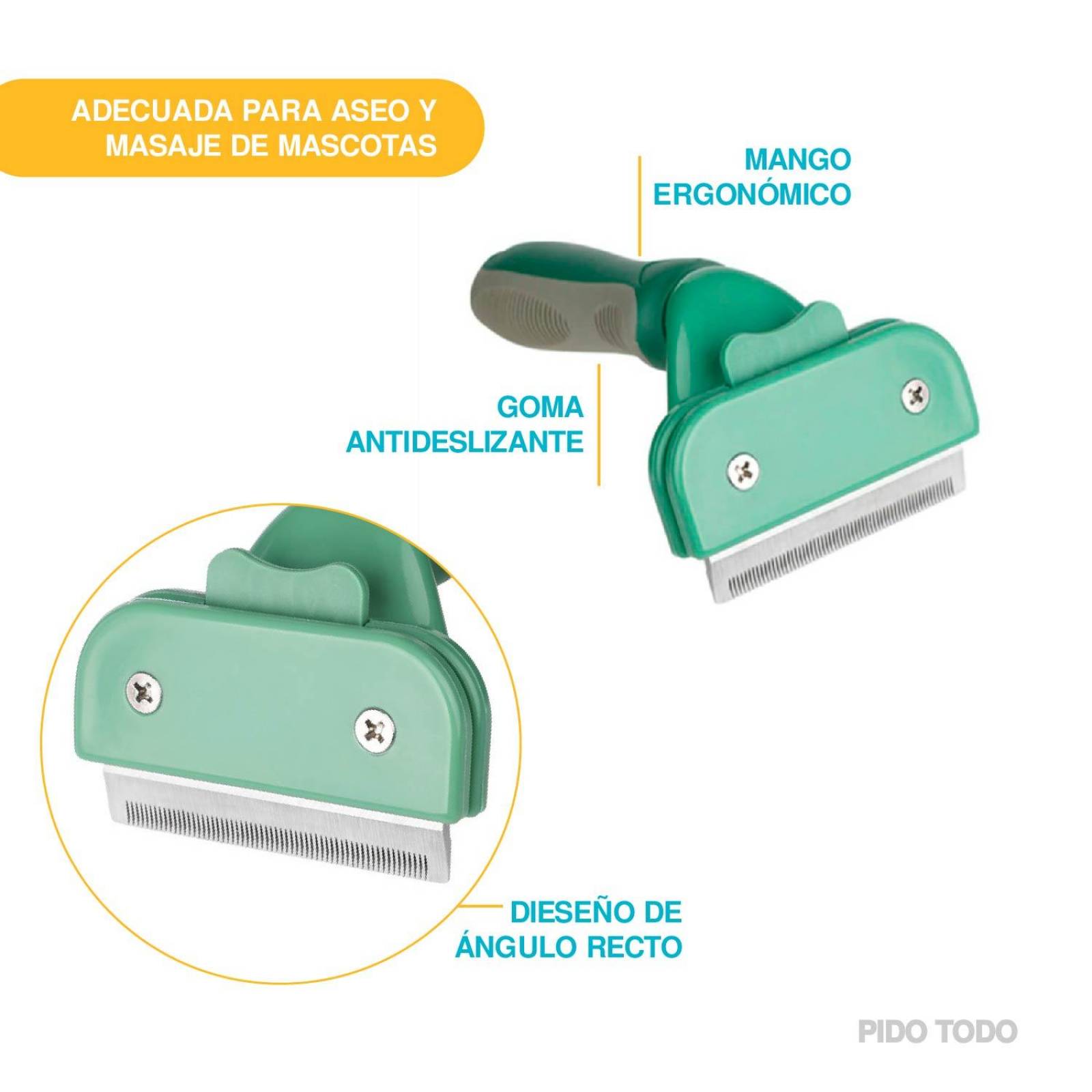 cepillo deslanador para mascota 