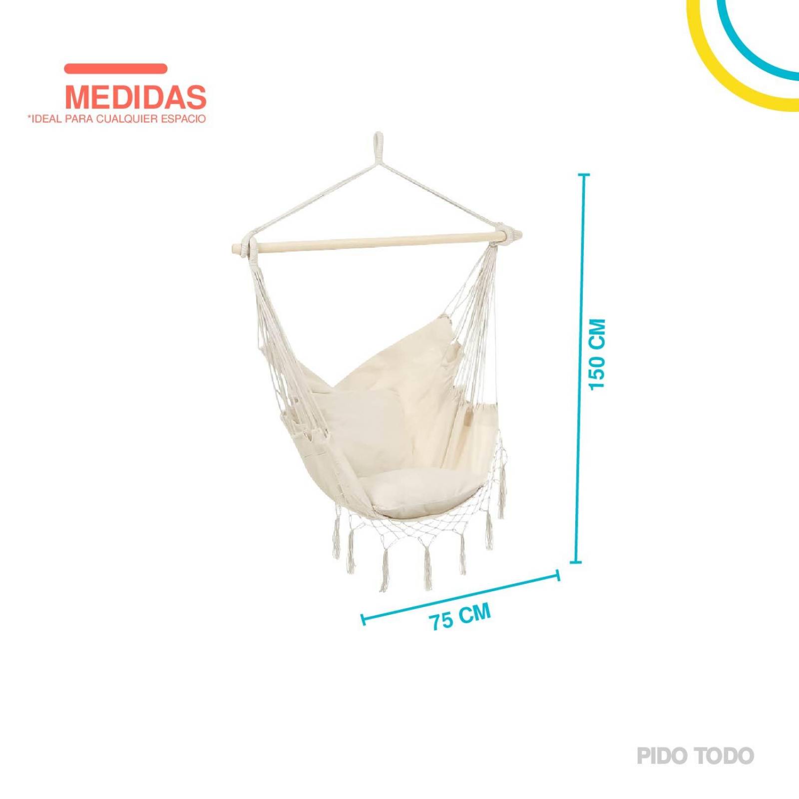 Hamaca colgante Blanco