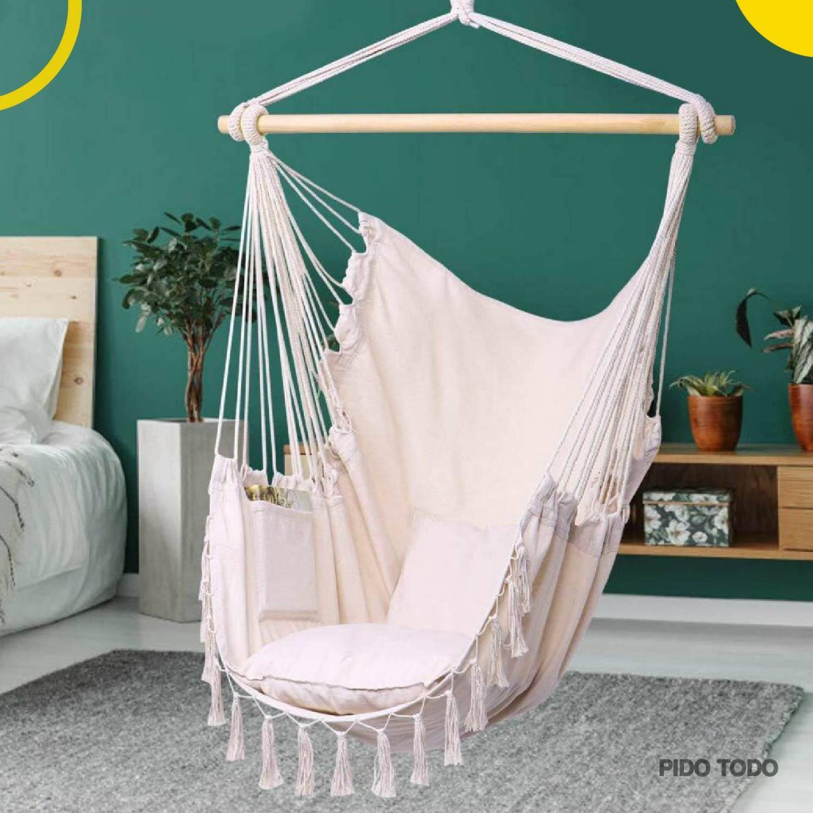 Hamaca colgante Blanco
