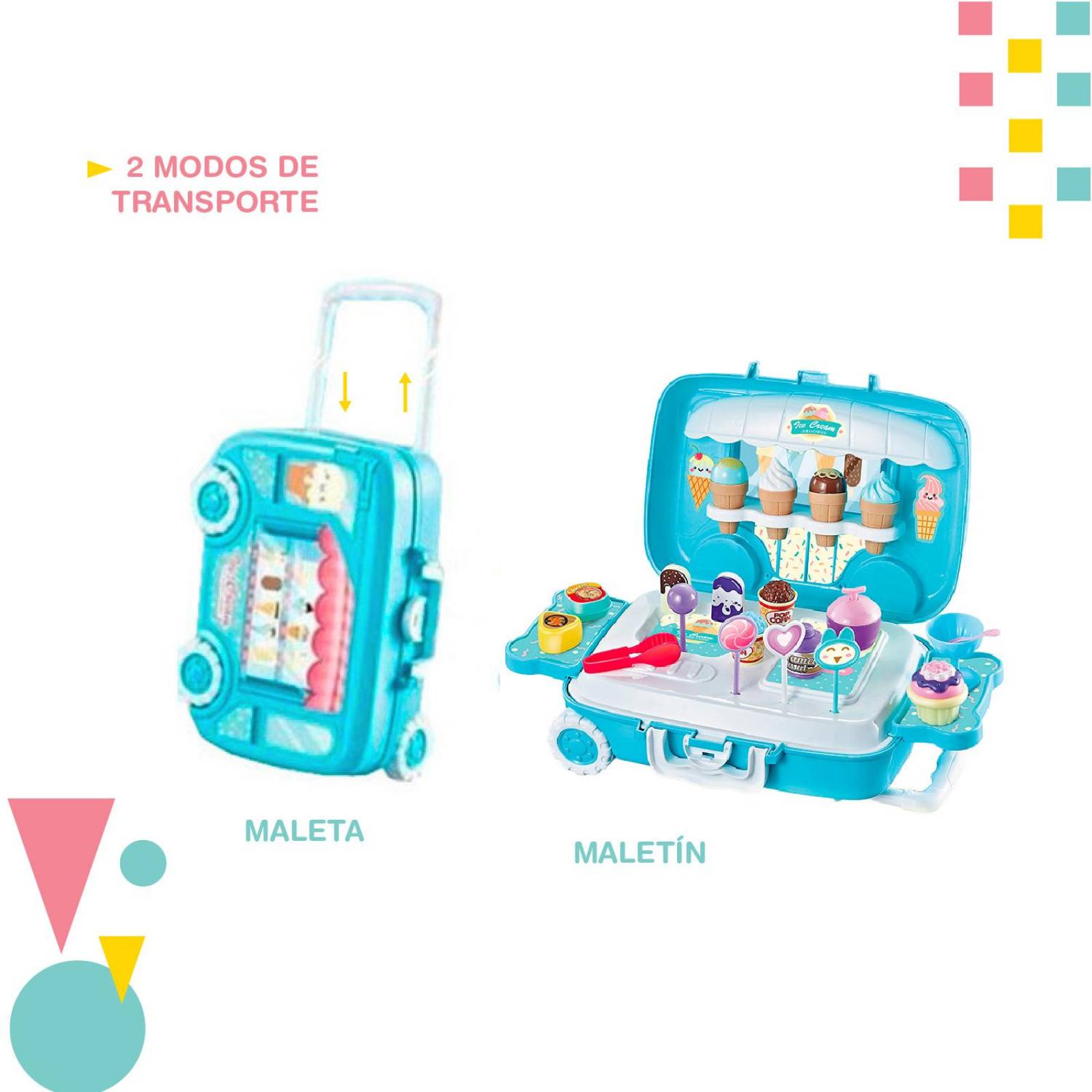 Set Estuche de juguete Haciendo Helados 