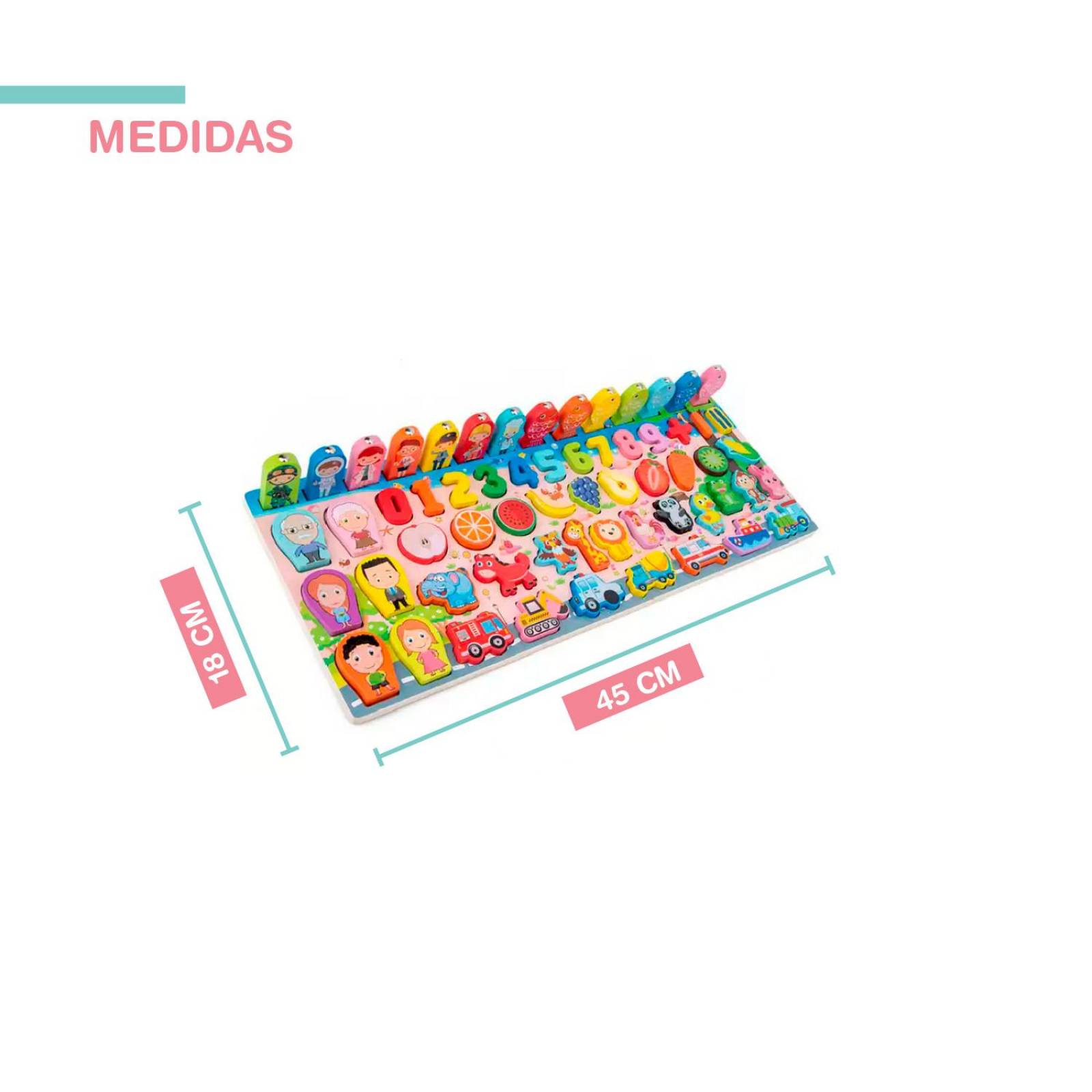Rompecabezas Sensorial Montessori con pesca 
