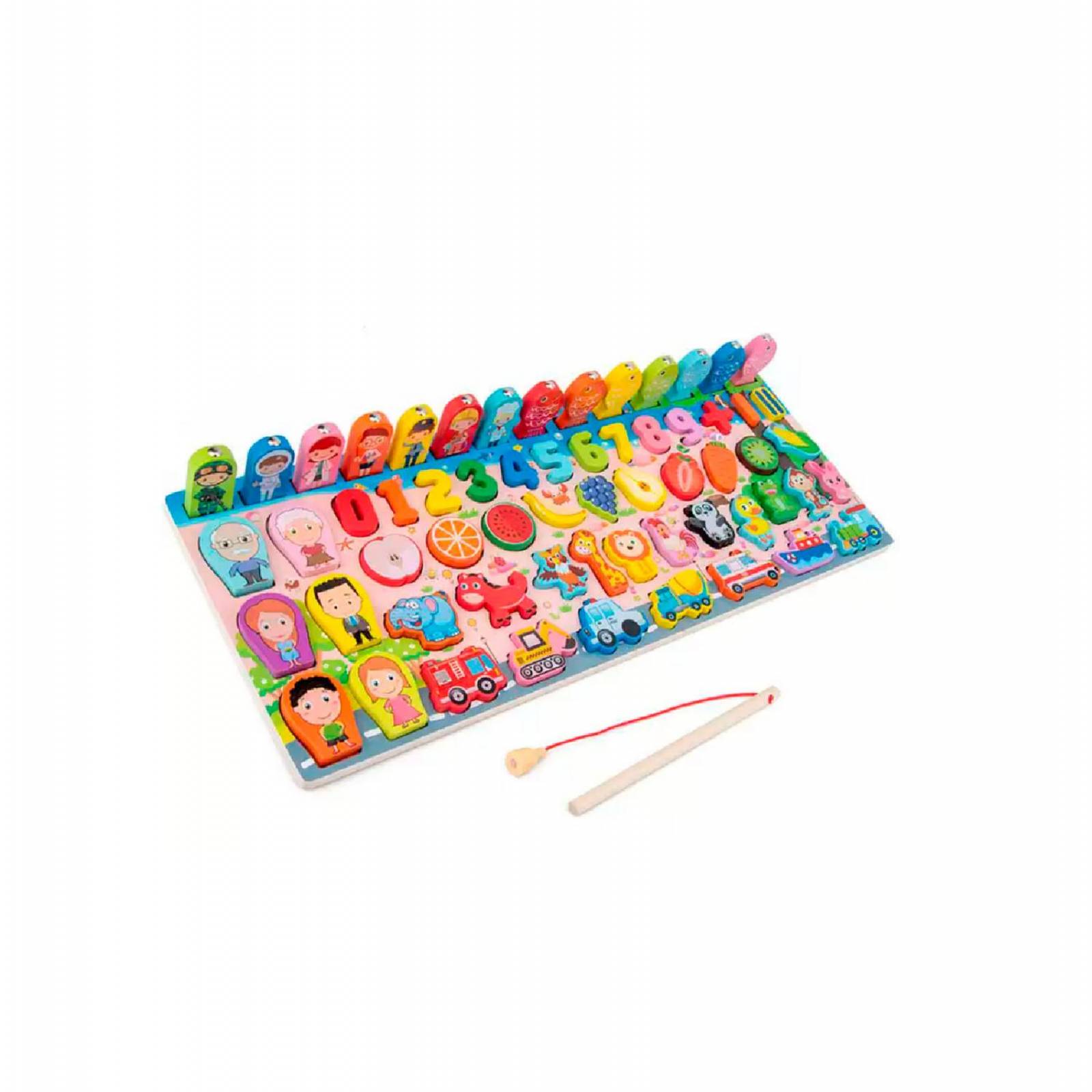 Rompecabezas Sensorial Montessori con pesca 