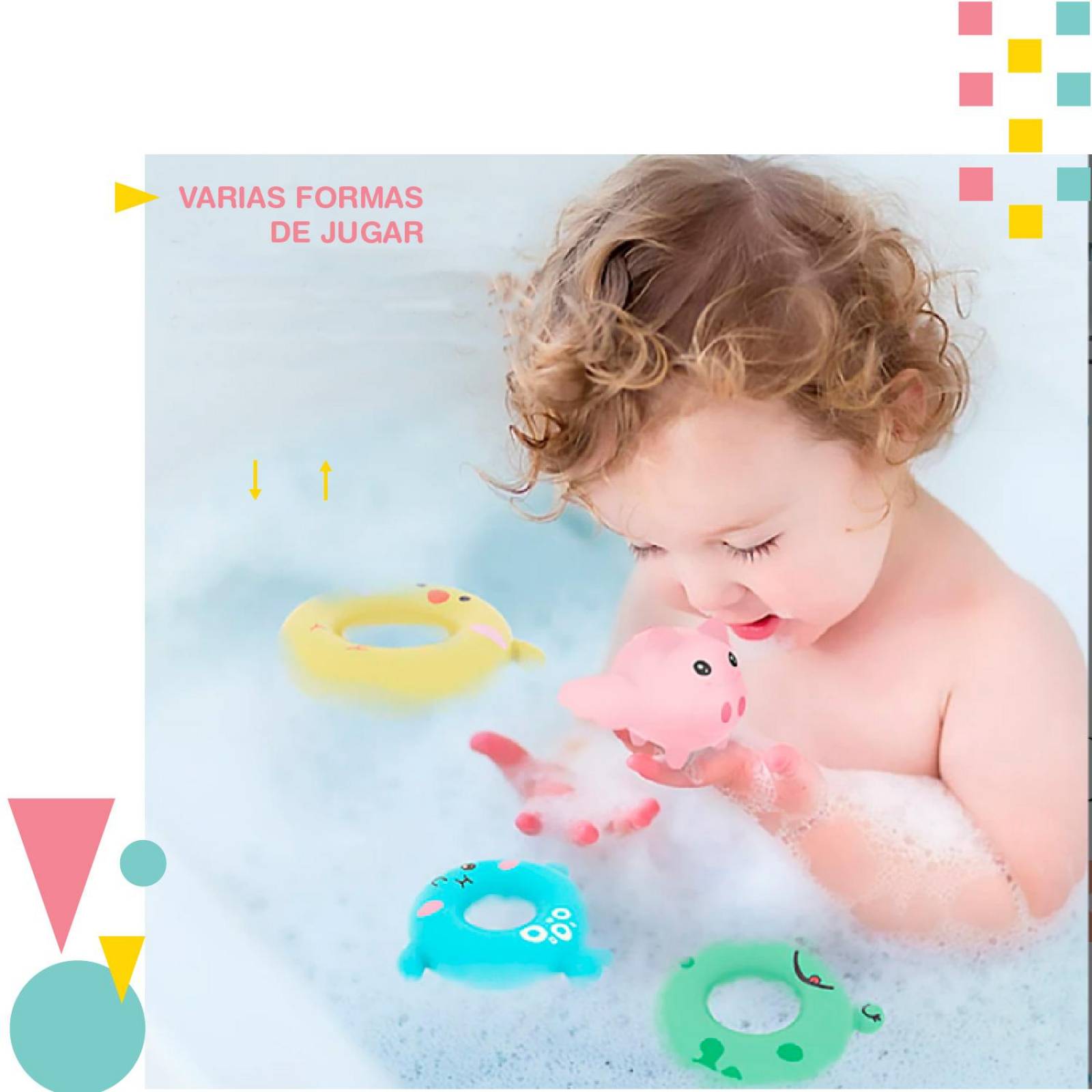 2-1 Anillos Apilables Juguete Sensorial Montessori 