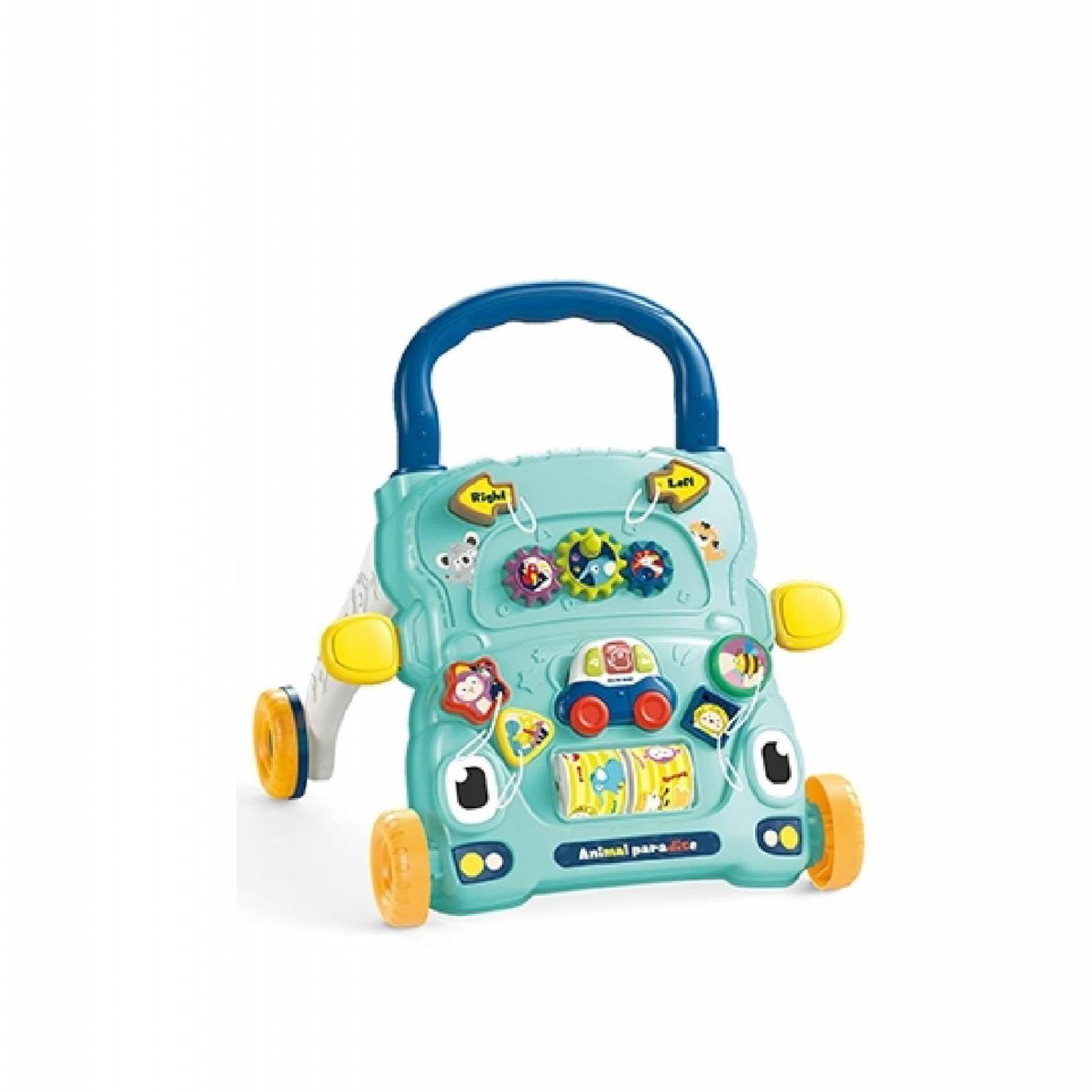 Carrito primeros pasos Didáctico para bebe Azul 35.5x43x42cm