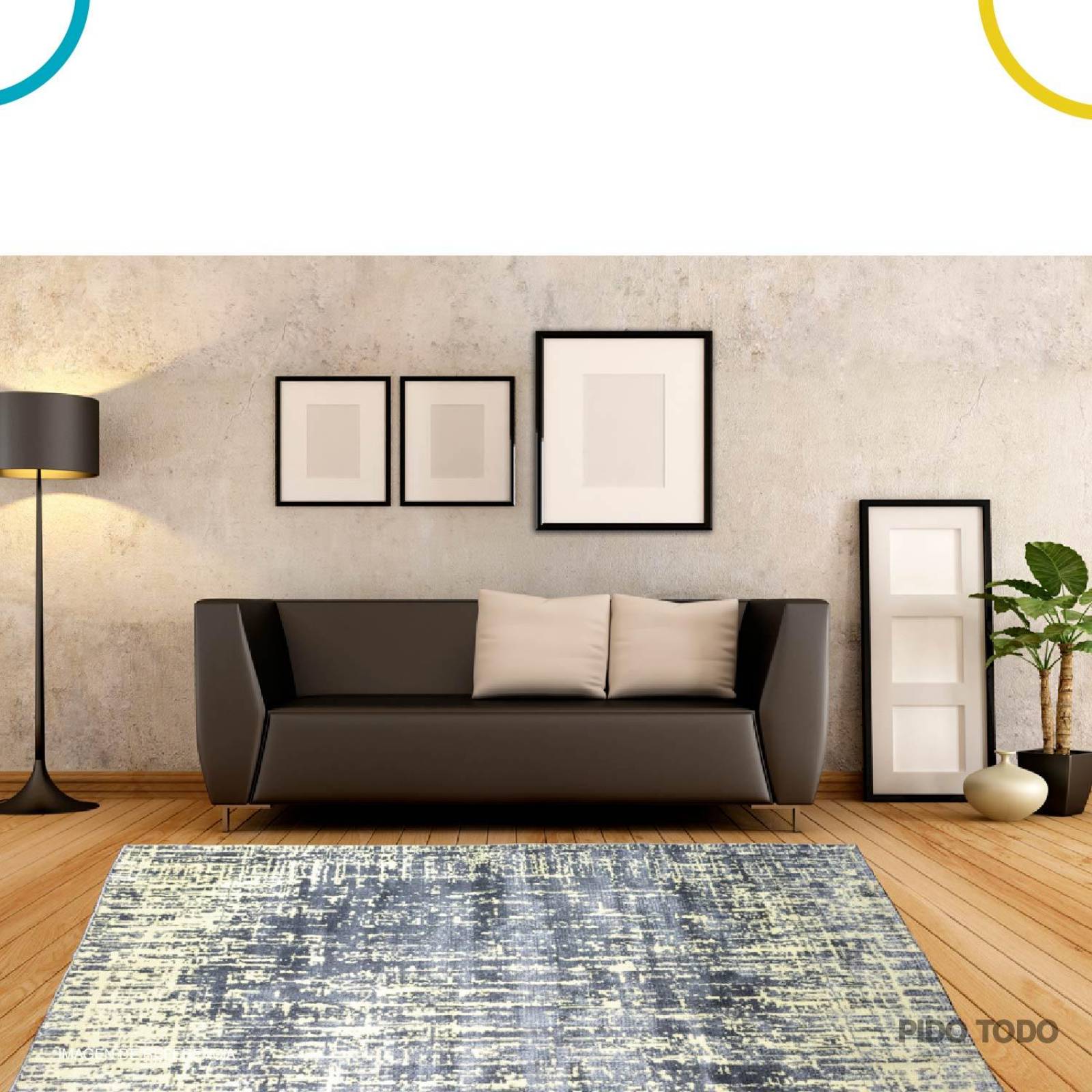Tapete Moderno 0.91m x 0.61m Beige