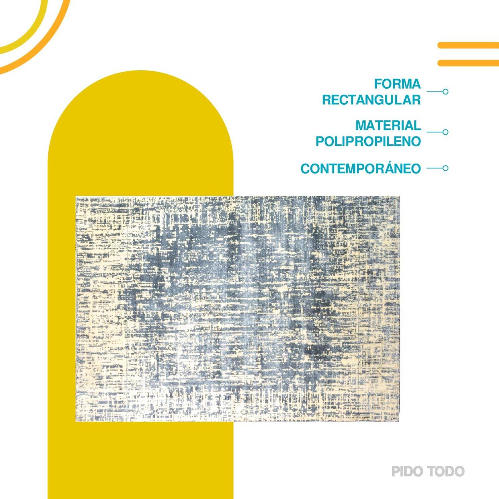 Tapete Moderno 0.91m x 0.61m Beige