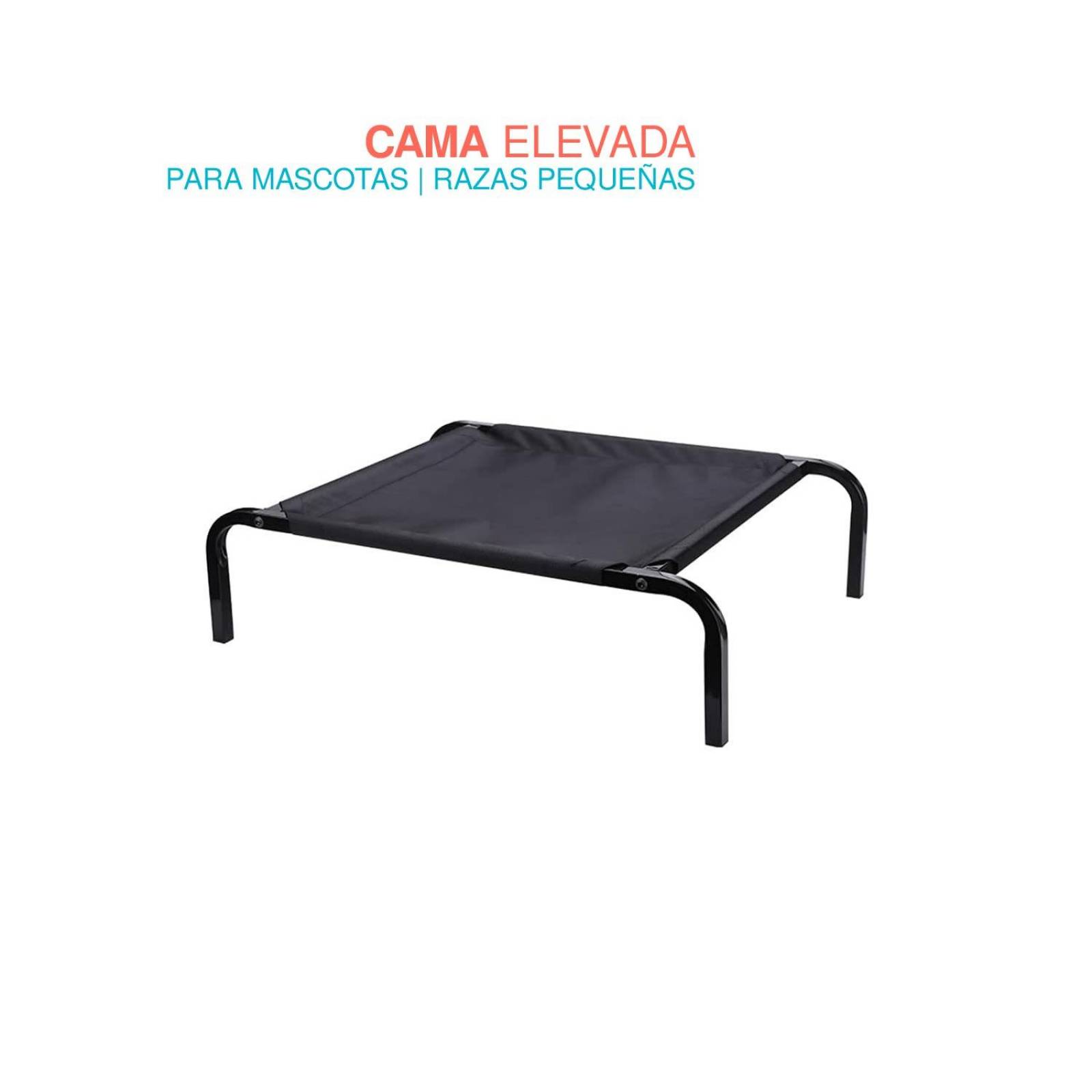 cama elevada para mascota talla mediana 90x60x15cm 