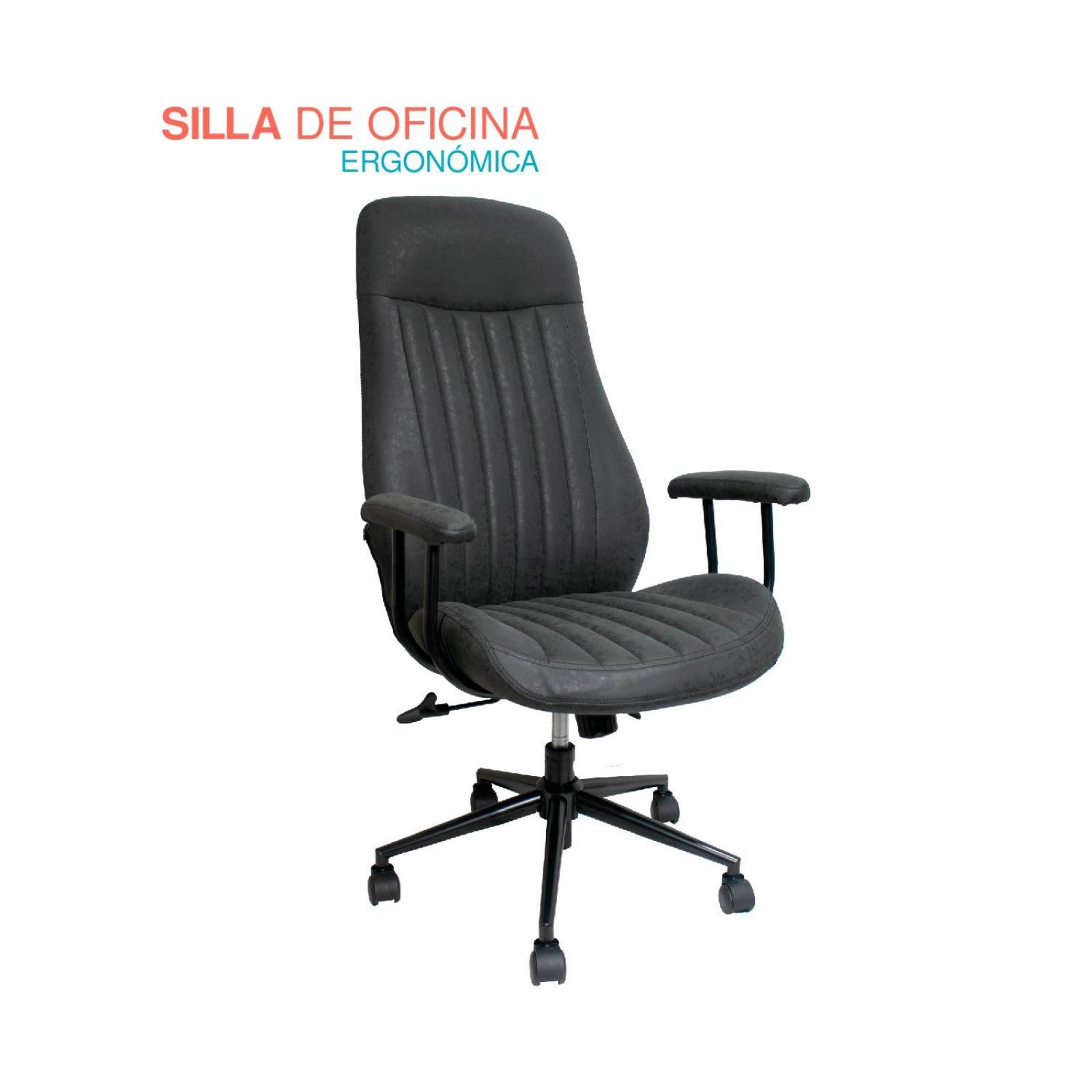 SILLA EJECUTIVA ALPHA Gris