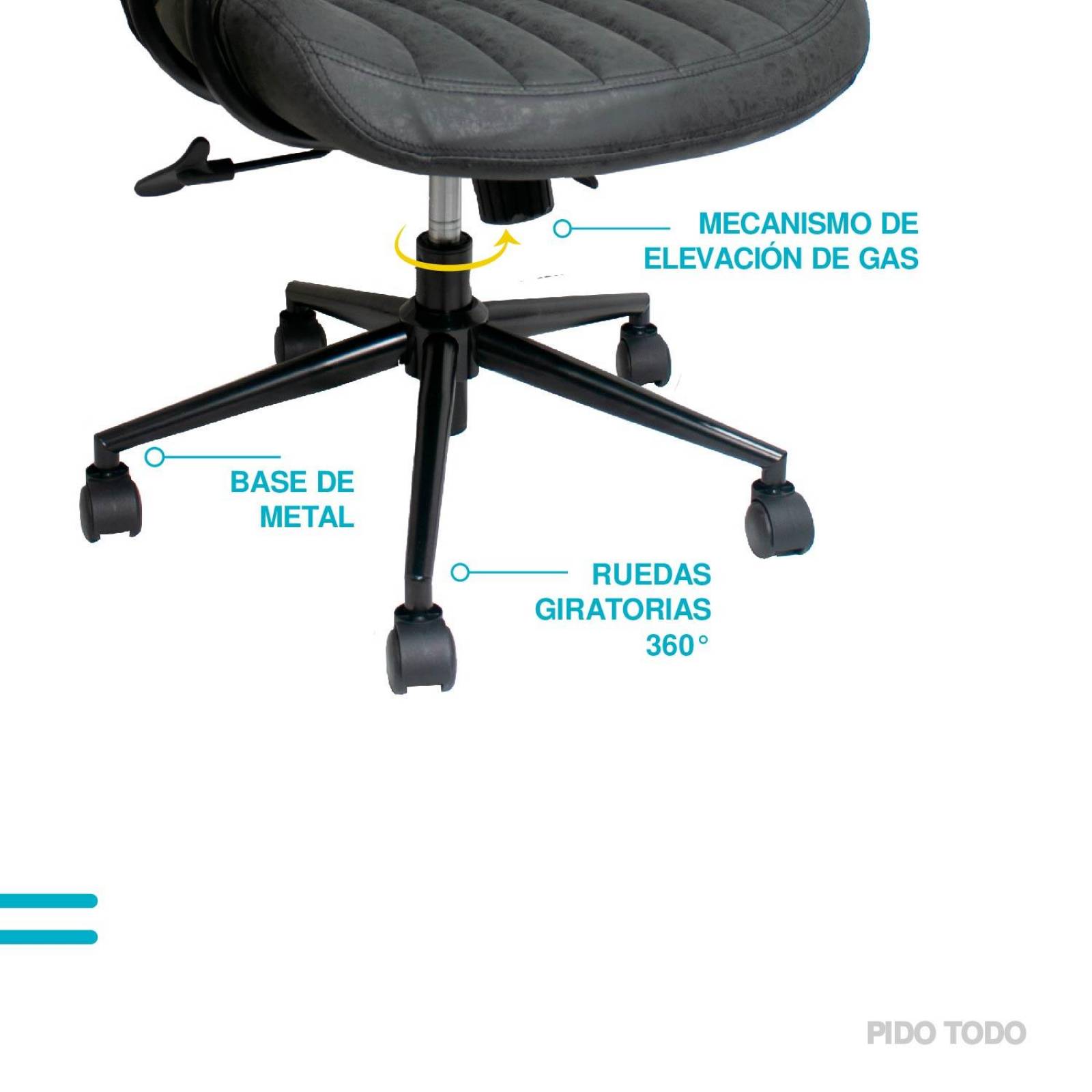 SILLA EJECUTIVA ALPHA Gris