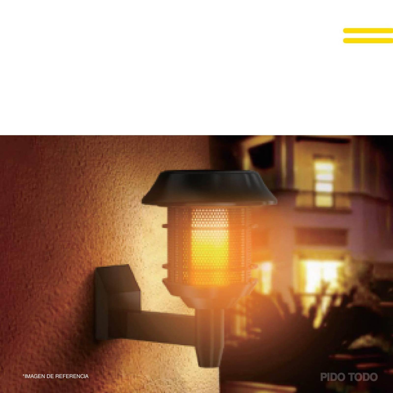 ESTACAS LED SOLAR  4 EN 1 Negro