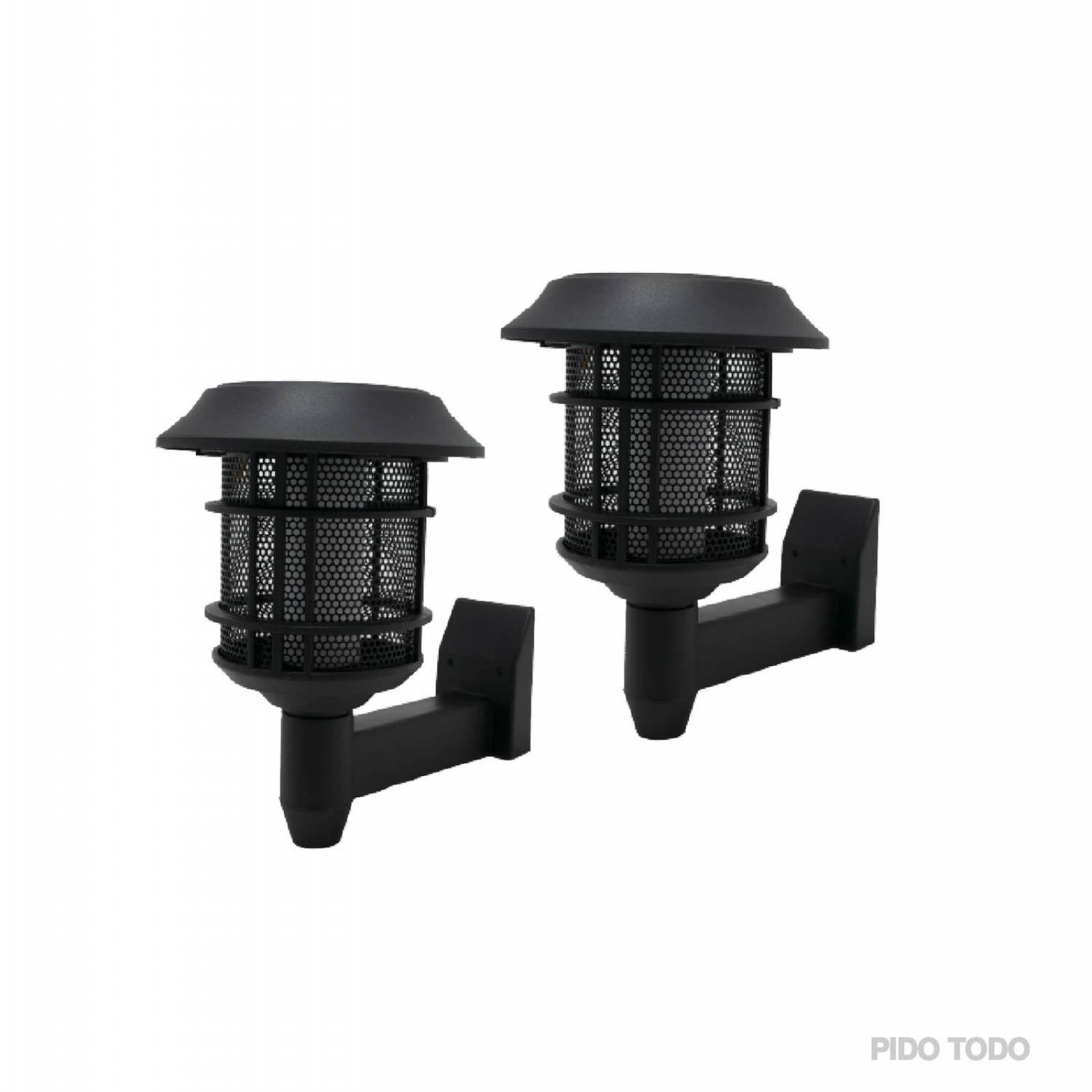 ESTACAS LED SOLAR  4 EN 1 Negro