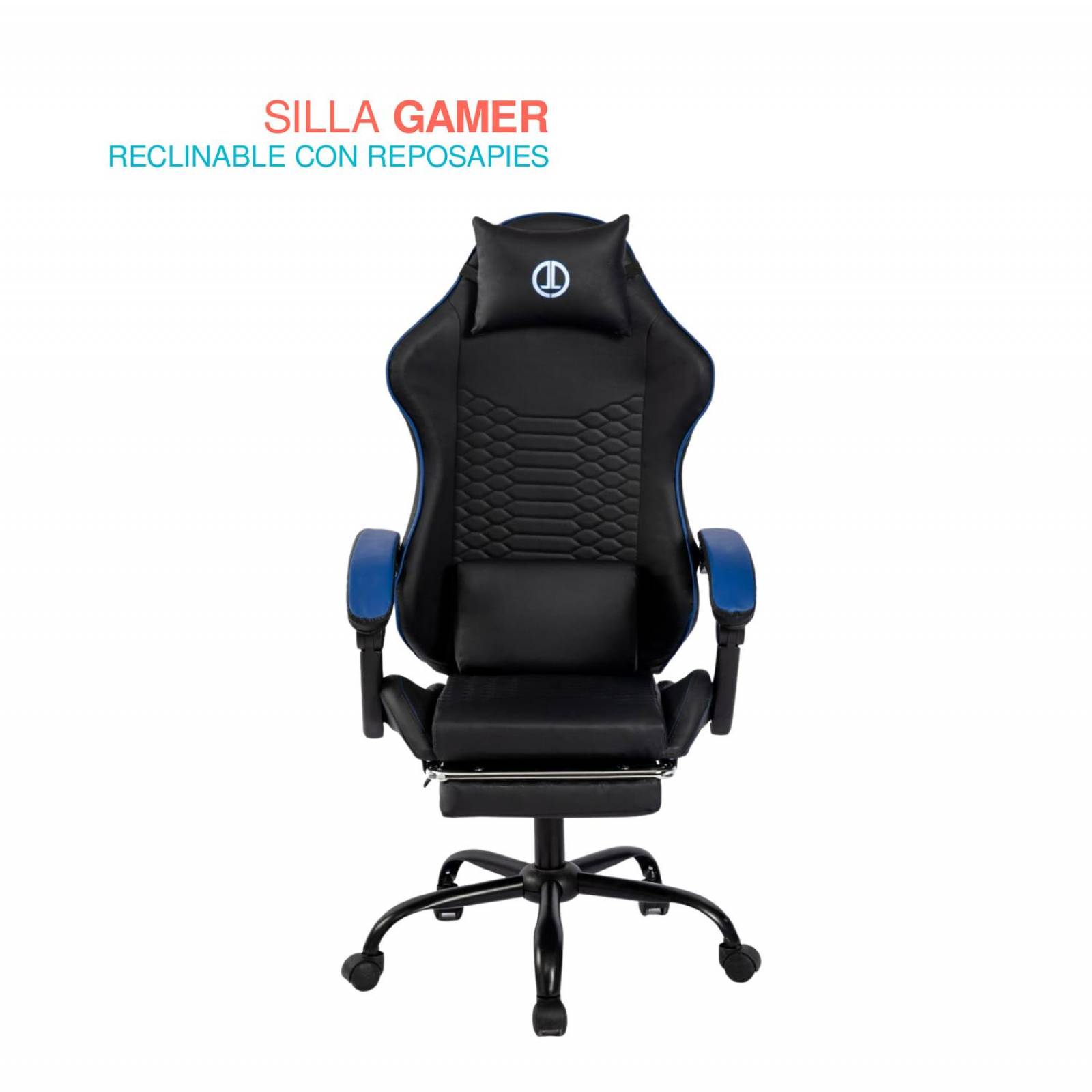 Silla Gamer Titano Cobra Ultimate Escritorio Ergonómica Reclinable Azul
