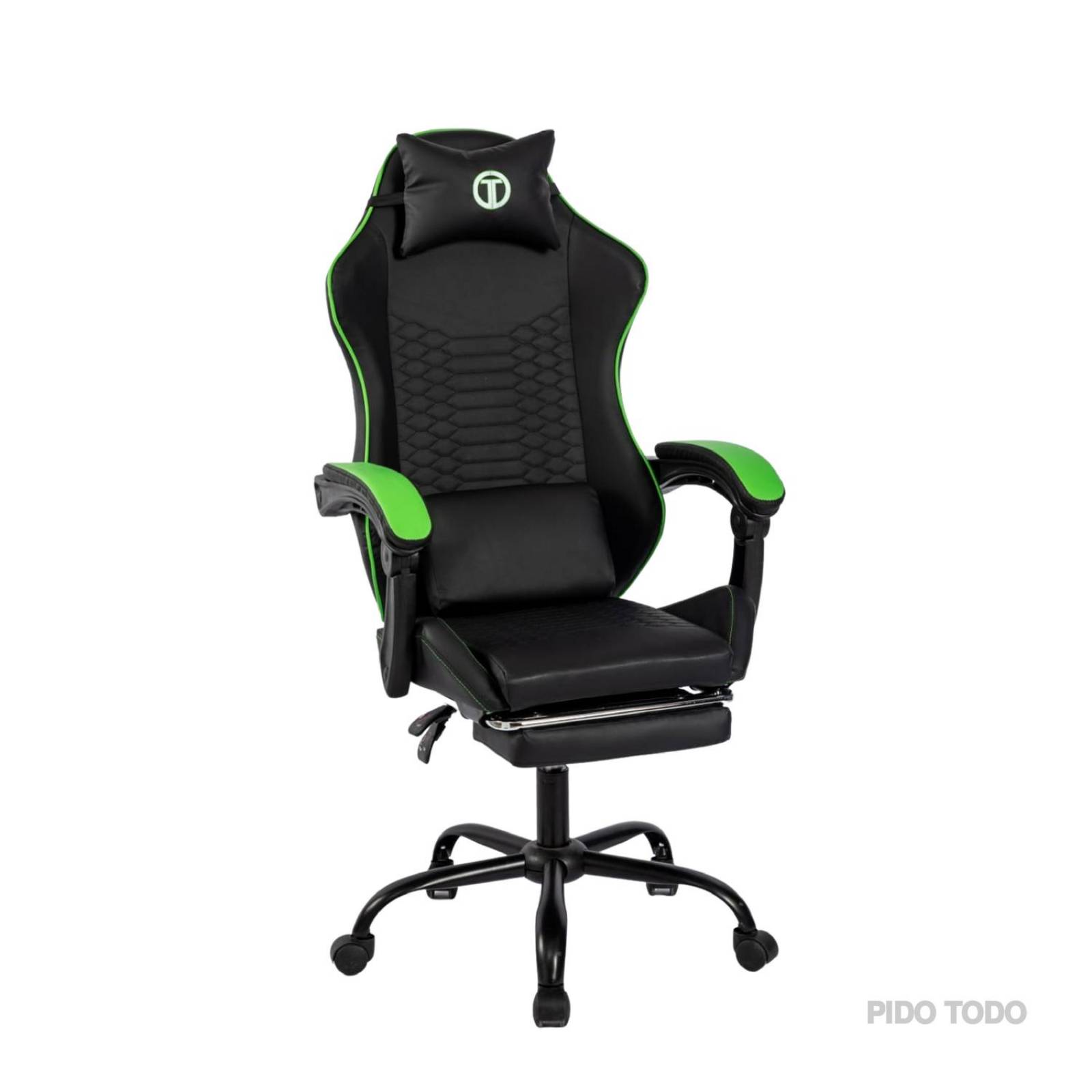 Silla Gamer Titano Cobra Ultimate Escritorio Ergonómica Reclinable Verde
