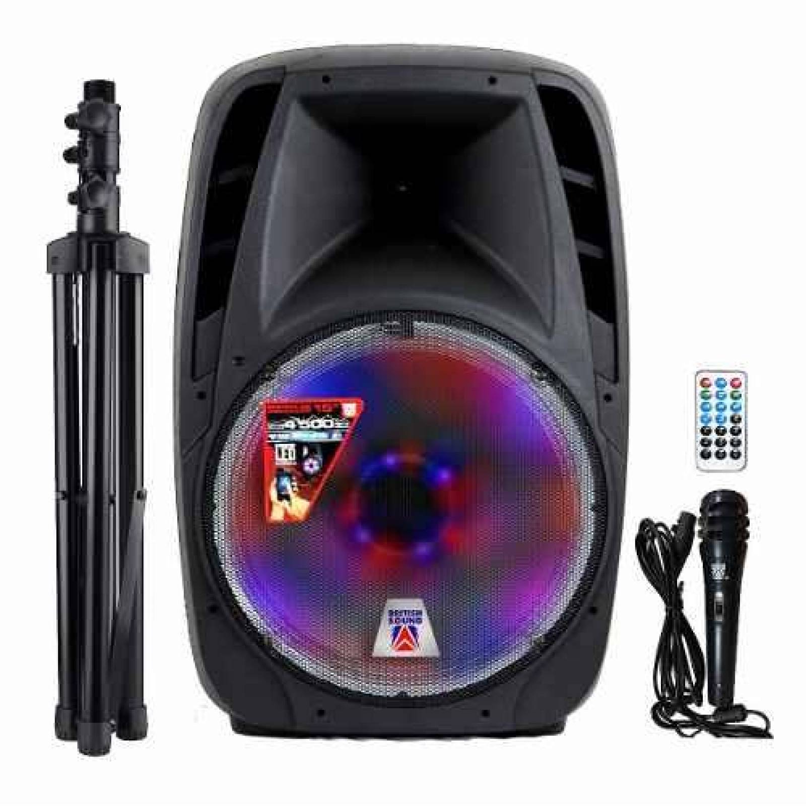 Bocina British Sound 15'' Gran Potencia 4500w Con Bluetooth(CL) 