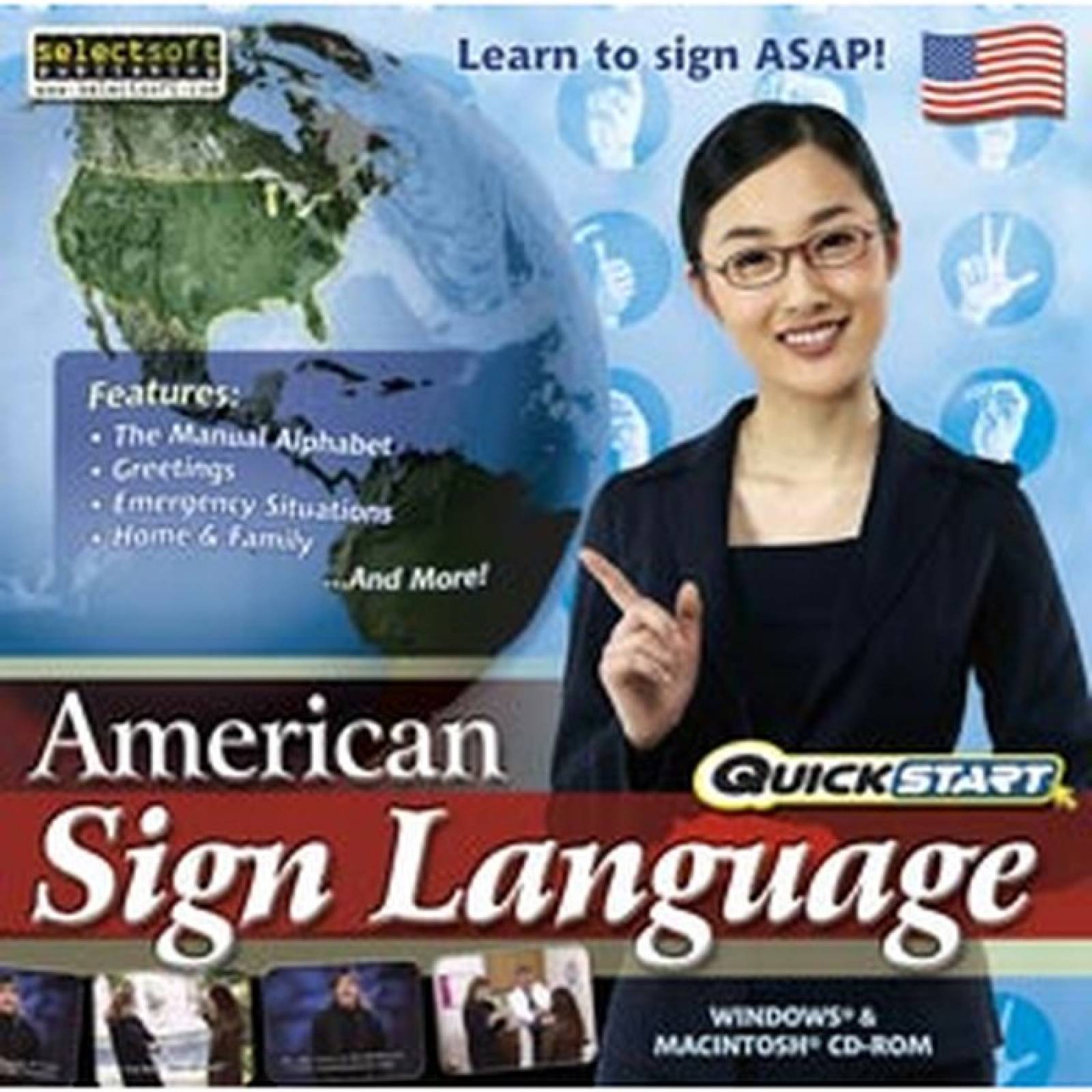 Selectsoft Quickstart American Sign Language  Curso de formacin acadmica