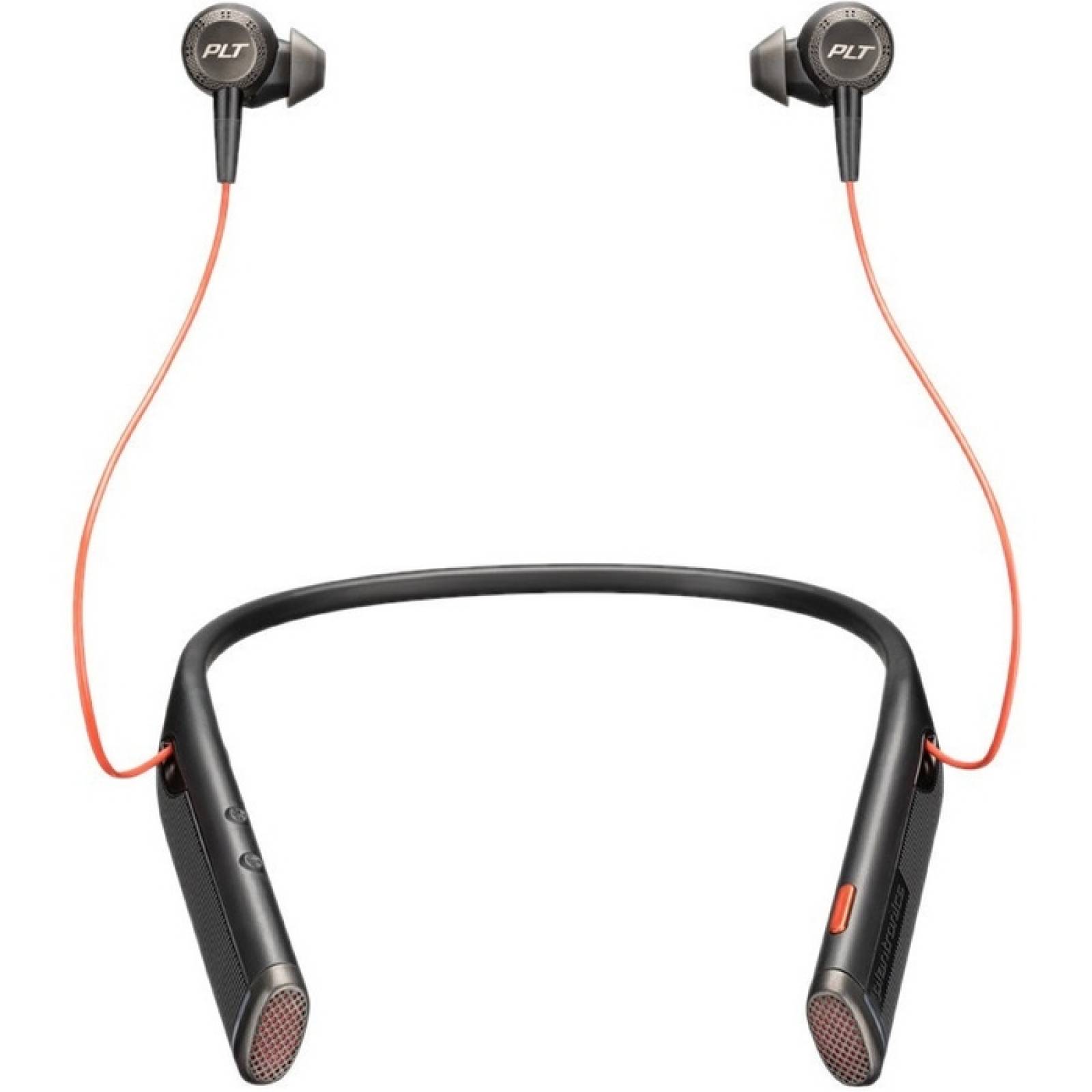 Auriculares con banda para el cuello Bluetooth Plantronics Voyager 6200 UC listos para negocios con auriculares