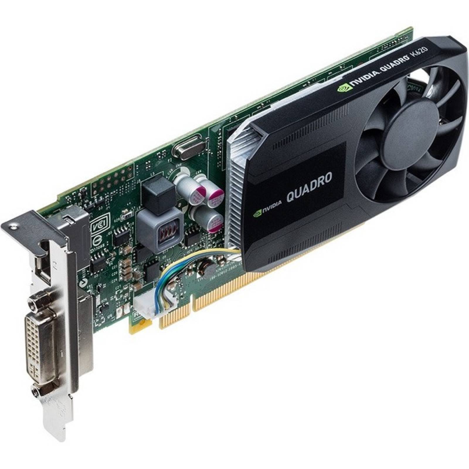 Tarjeta grfica PNY Quadro K620  2 GB GDDR3  Perfil bajo  Se requiere espacio de ranura nica