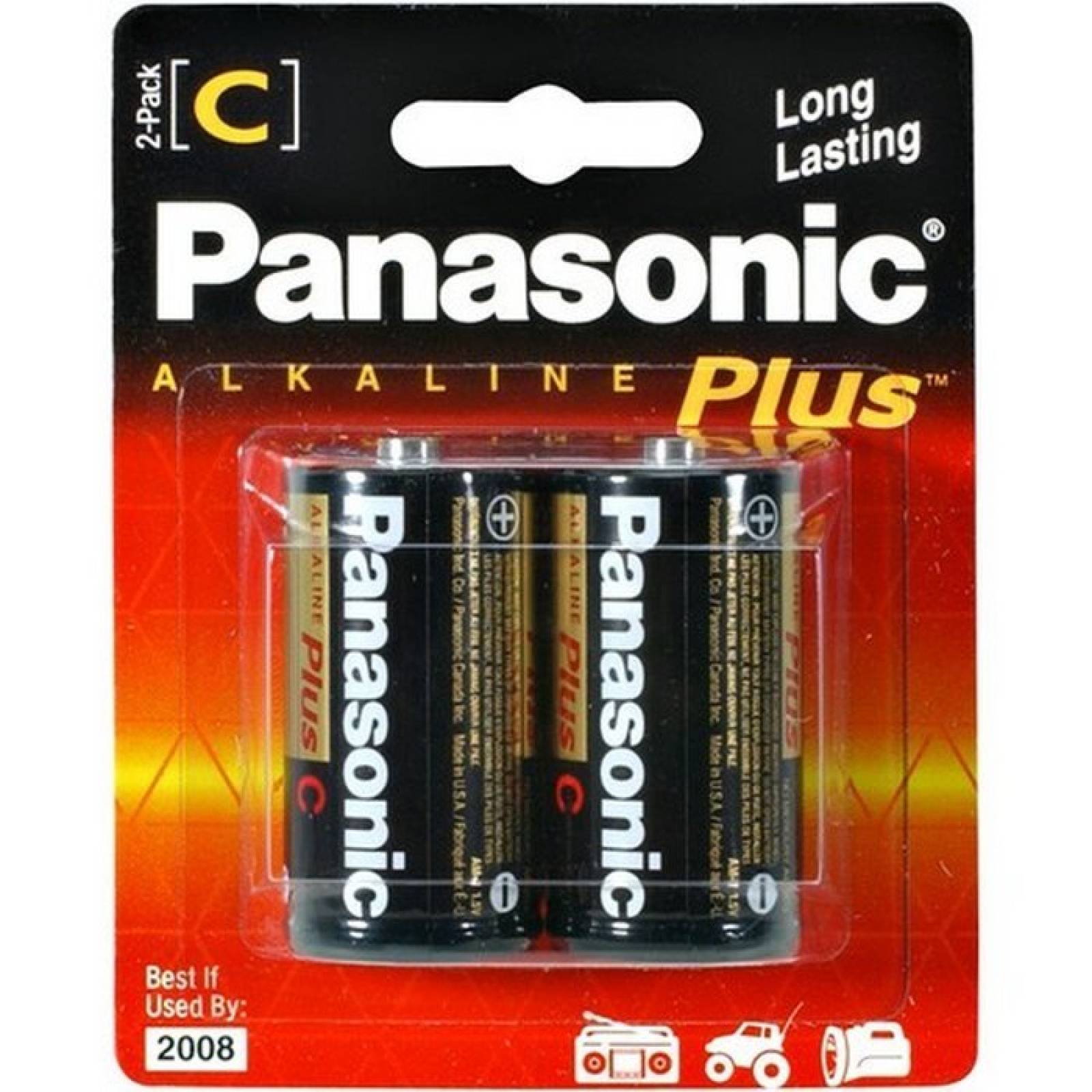 Batera alcalina Plus CSize de Panasonic