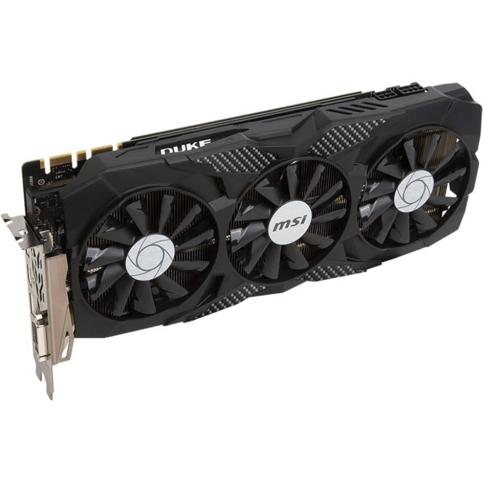 Tarjeta grfica MSI DUKE GTX 1070 Ti DUKE 8G GeForce GTX 1070 Ti  Ncleo de 161 GHz  Reloj de aumento de 168 GHz  8