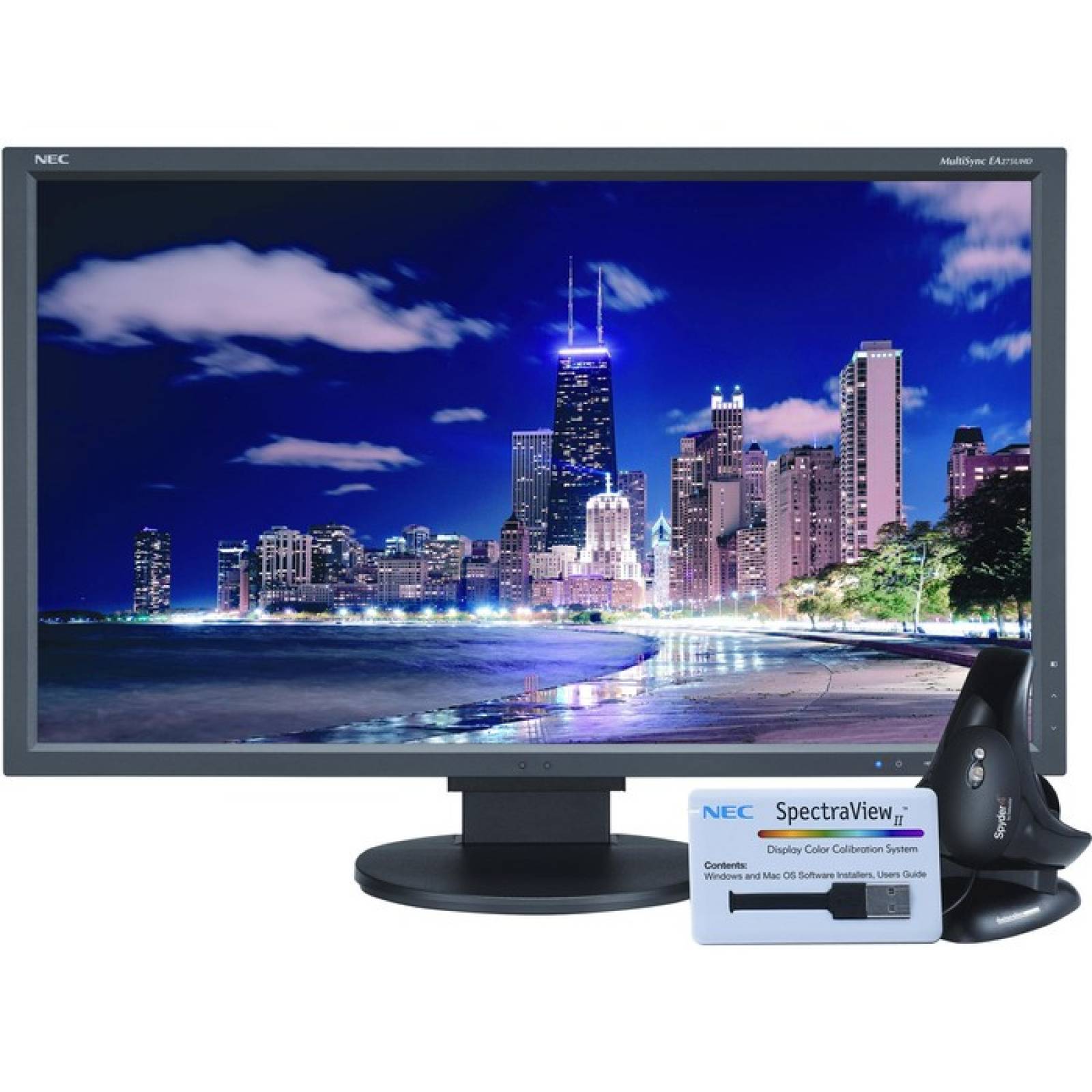 Monitor LCD NEC SpectraView EA275UHDBKSV de 27 quotLED  16 9  6 ms