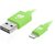 IOGEAR Charge amp Sync Flip 33ft (1m)  Verde cable reversible de USB a Lightning