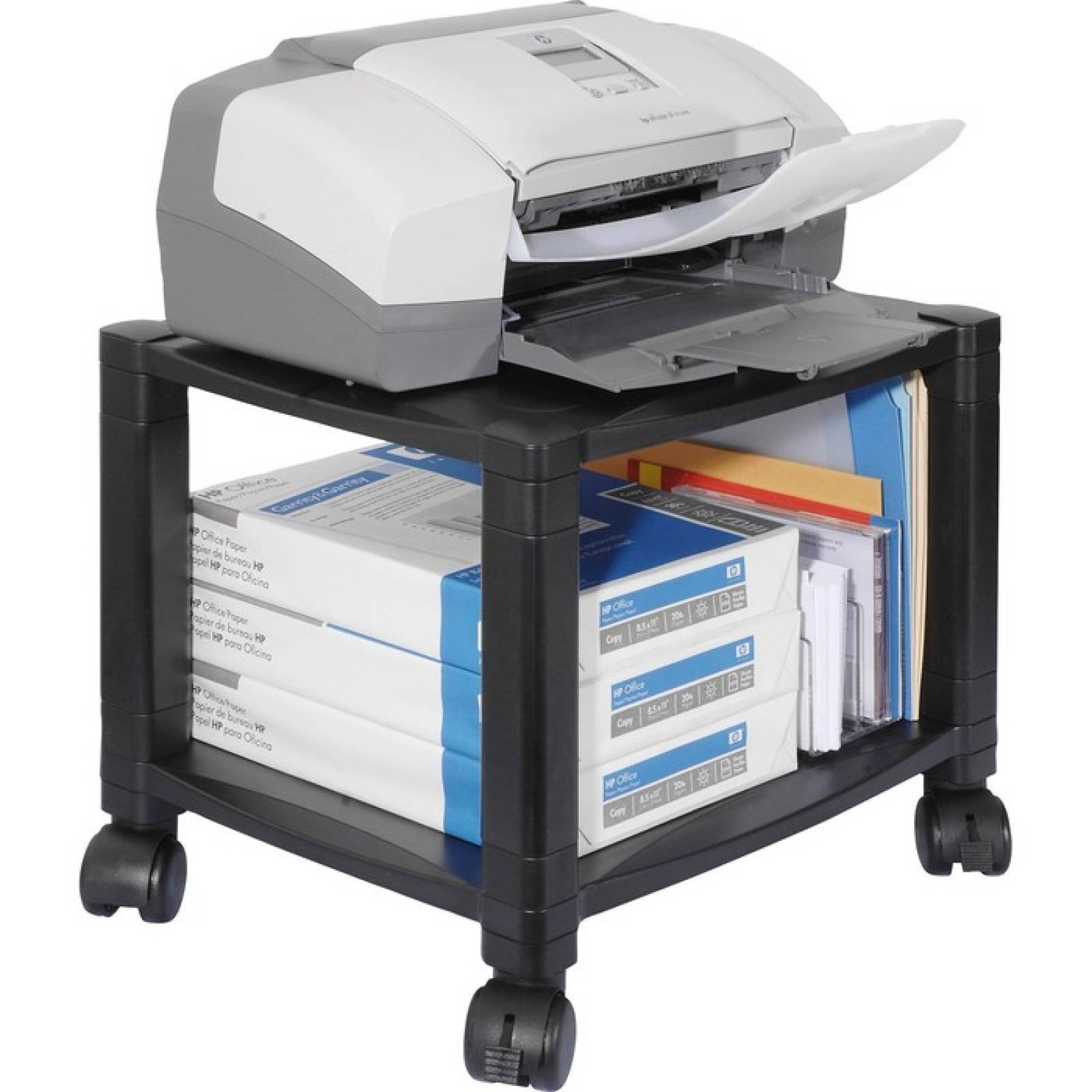 Soporte de impresora  fax de dos estantes Kantek