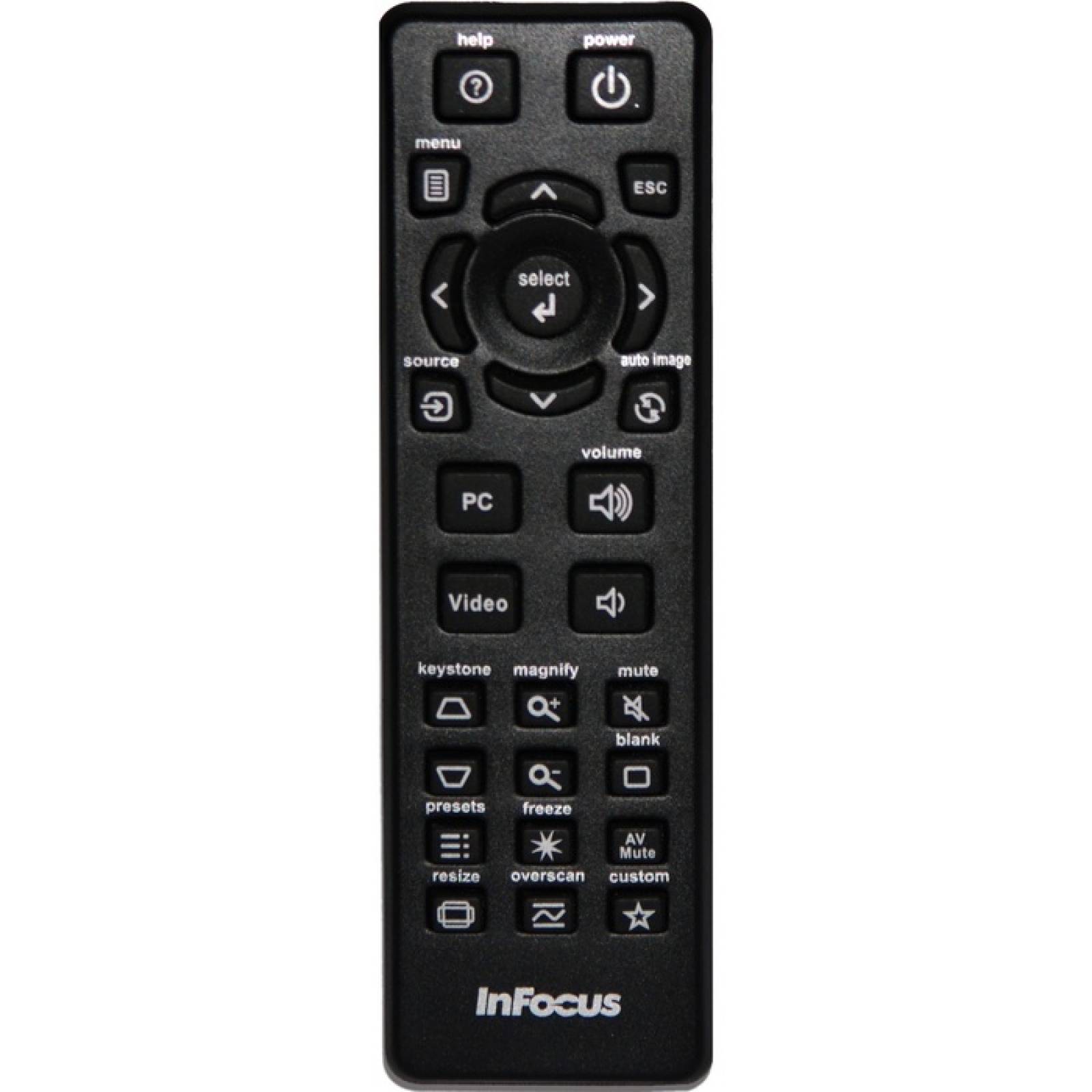 InFocus Replacement Remote para proyectores de salas de reuniones