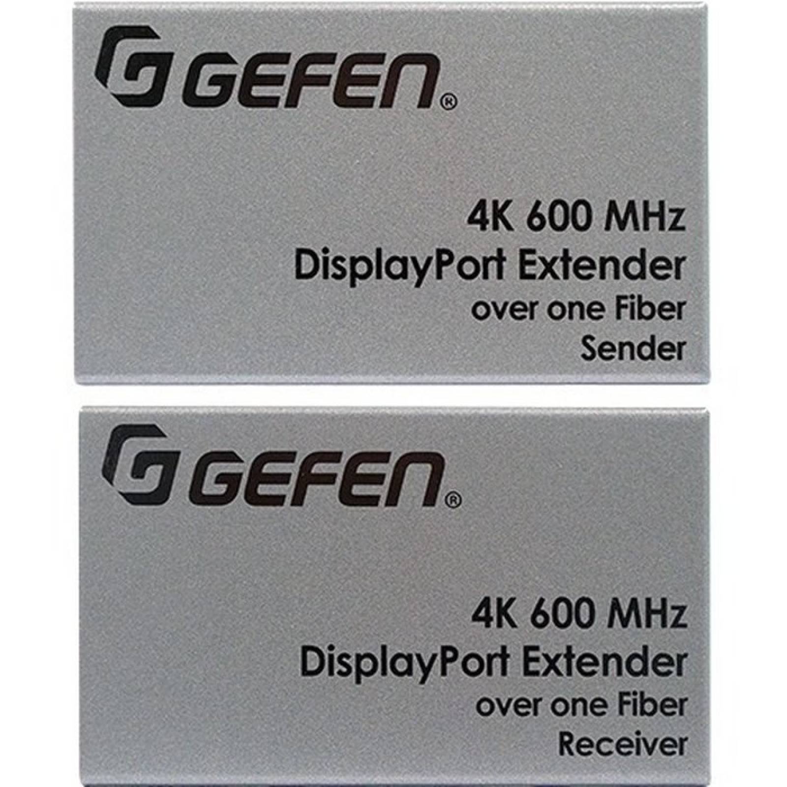 Gefen Ultra HD 600MHz DisplayPort 12 Extender sobre un cable FiberOptic con terminacin SC
