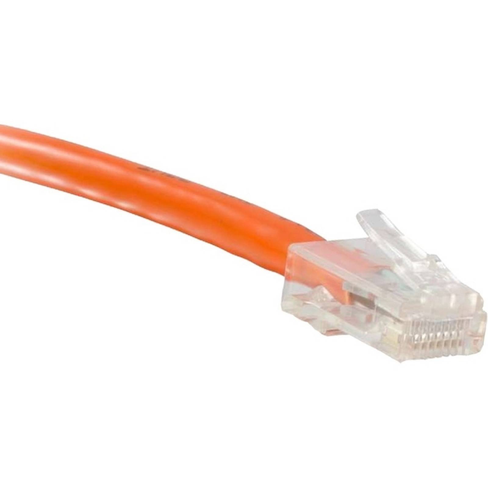 ENET Cat6 Orange 6 pies sin arranque (sin arranque) (UTP) Cable de conexin de red de alta calidad RJ45 a RJ45  6 pies