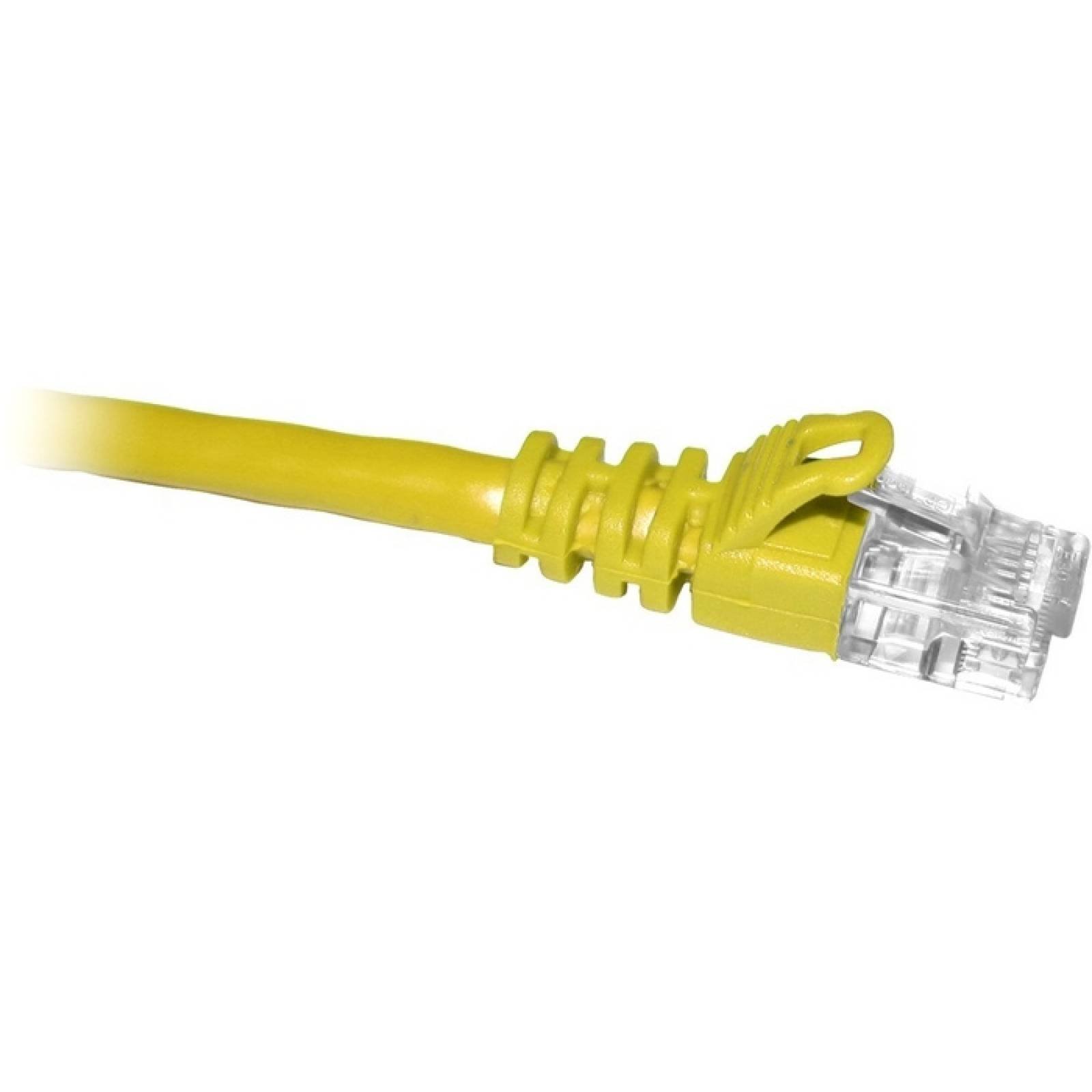 Cable de parche amarillo de 7 pies ENET Cat6 con arranque moldeado sin enganche (UTP) Cable de parche de red de alta cal