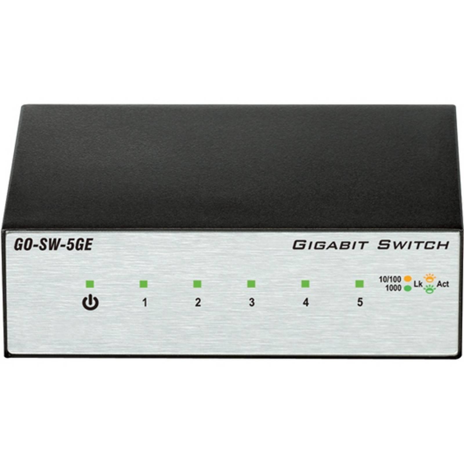 DLink GOSW5GE 5 puertos Gigabit no administrado Desktop Switch de metal