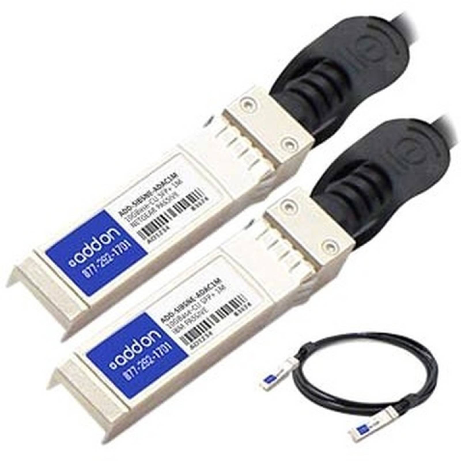 AddOn IBM 95Y0323 a Netgear AXC761 Compatible con TAA 10GBaseCU SFP  a SFP  Cable de conexin directa (Twinax activo