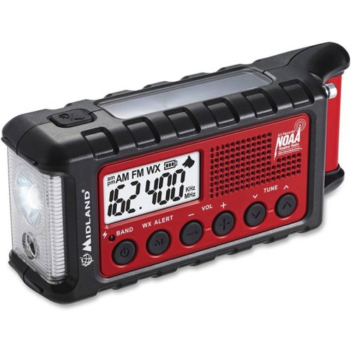 Midland ER310 E  Ready Radio para clima con manivela de emergencia