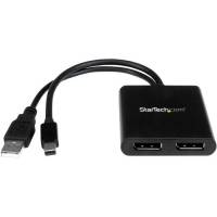 Startechcom Mini Displayport A Displayport Divisor De Monitores Mltiples Hub Mst De 2 Puertos Mdp 12 A 2X Dp Mst