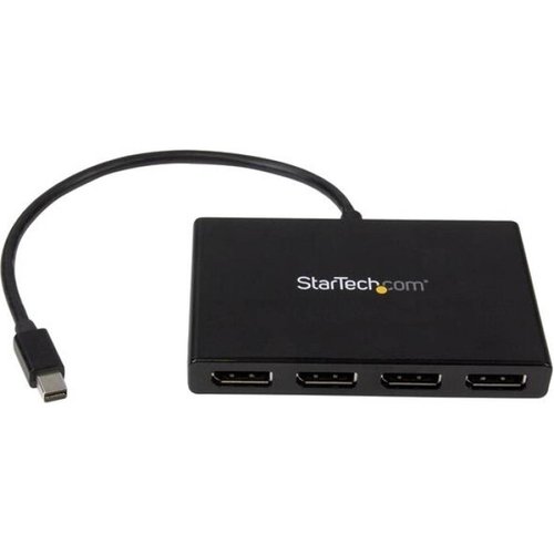 StarTechcom Mini DisplayPort a DisplayPort Divisor de monitores mltiples  Hub MST de 4 puertos  mDP 12 a 4x DP MST 