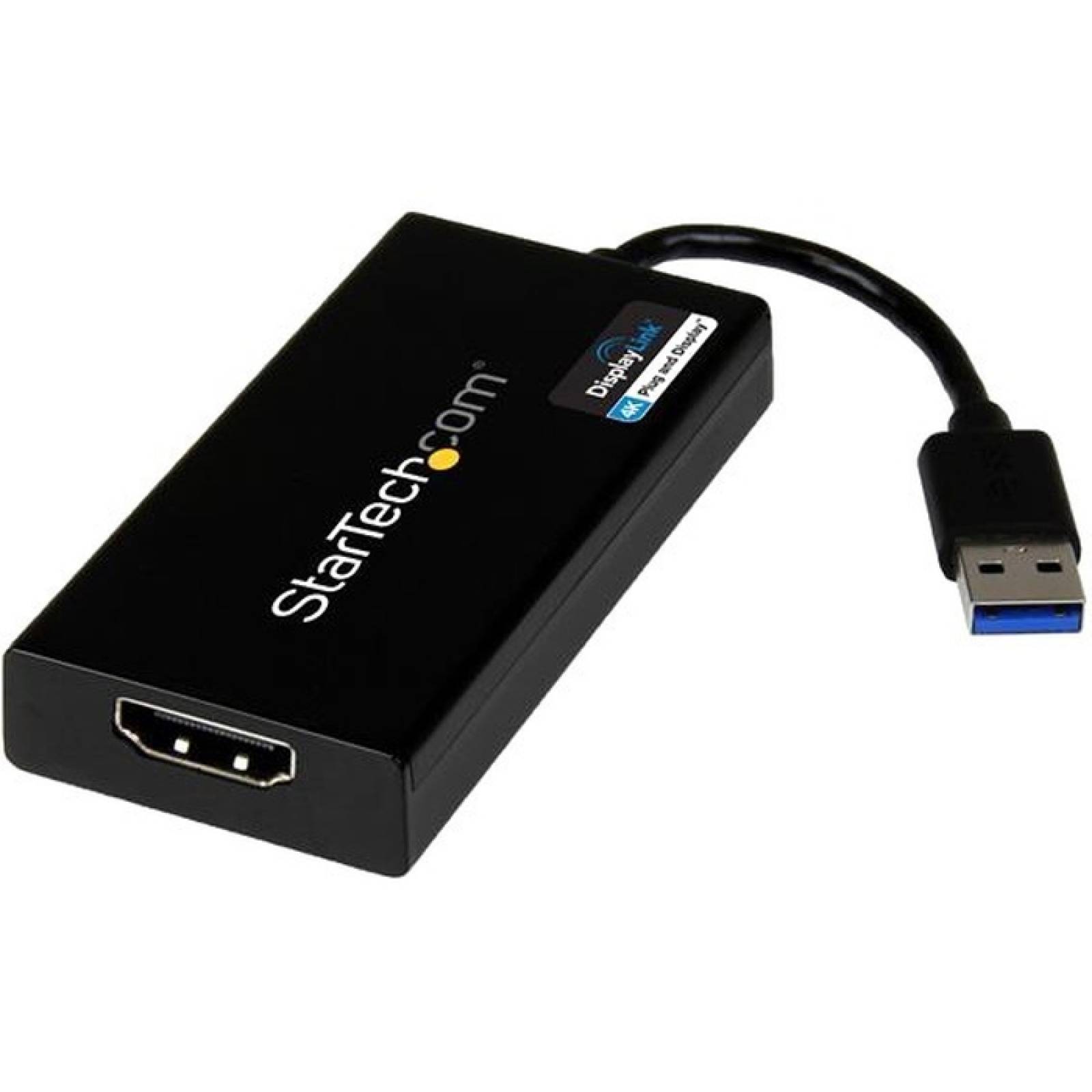 StarTechcom Adaptador de grficos de video multipantalla externo USB 30 a 4K HDMI DisplayLink Certified Ultra HD 4