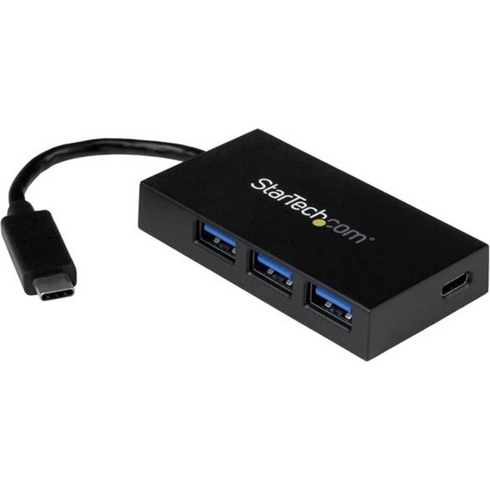 StarTechcom Hub USB C  4 puertos USBC a USBA (3x) y USBC (1x)  Hub USB alimentado por bus  Hub tipo C USB  Expan