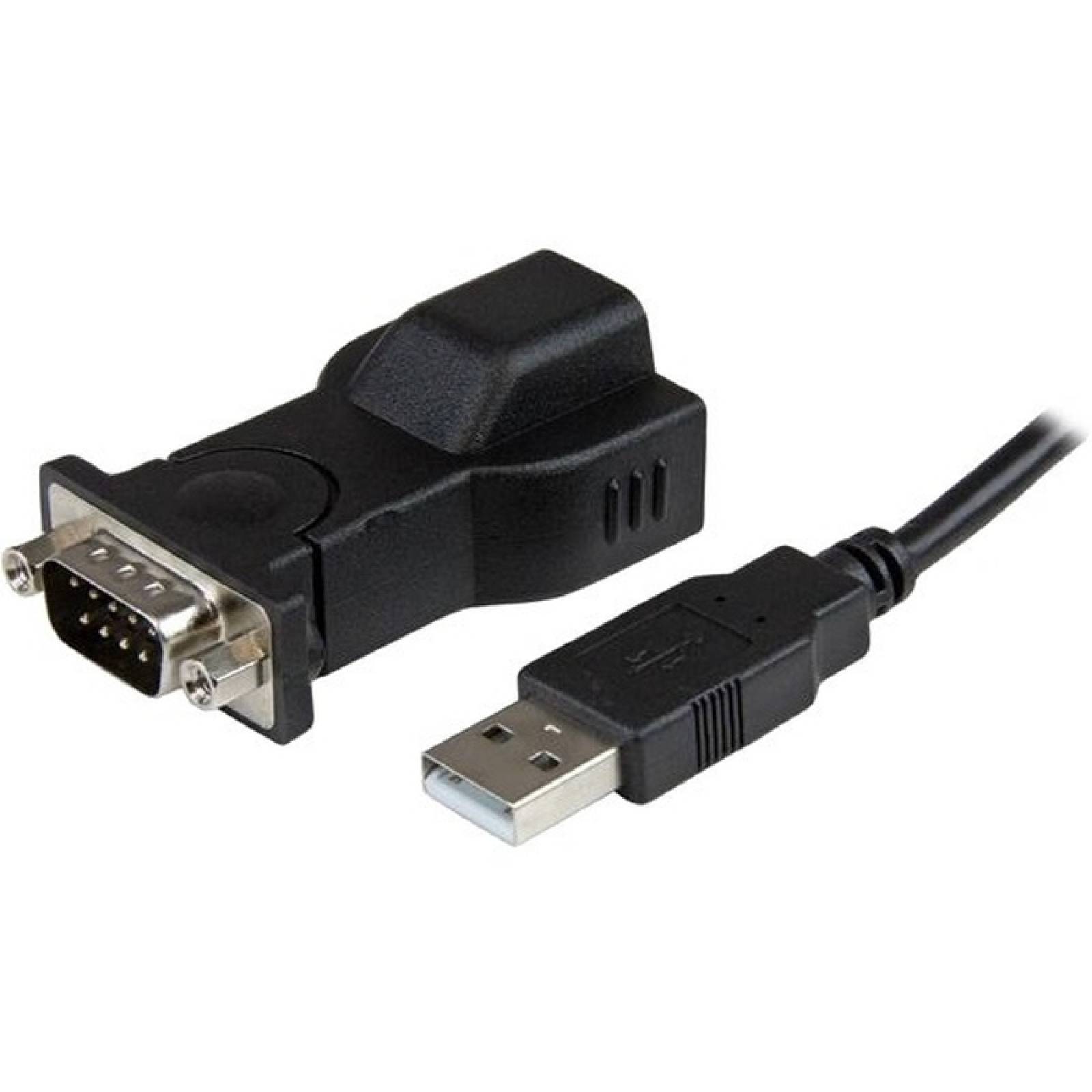 StarTechcom 1 puerto USB a RS232 DB9 Adaptador serial con cable desmontable de 6 pies USB A a B