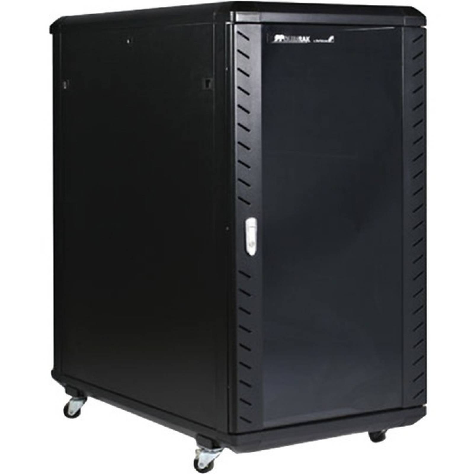 StarTechcom 22U 36in Gabinete de rack de servidor derribado con ruedas